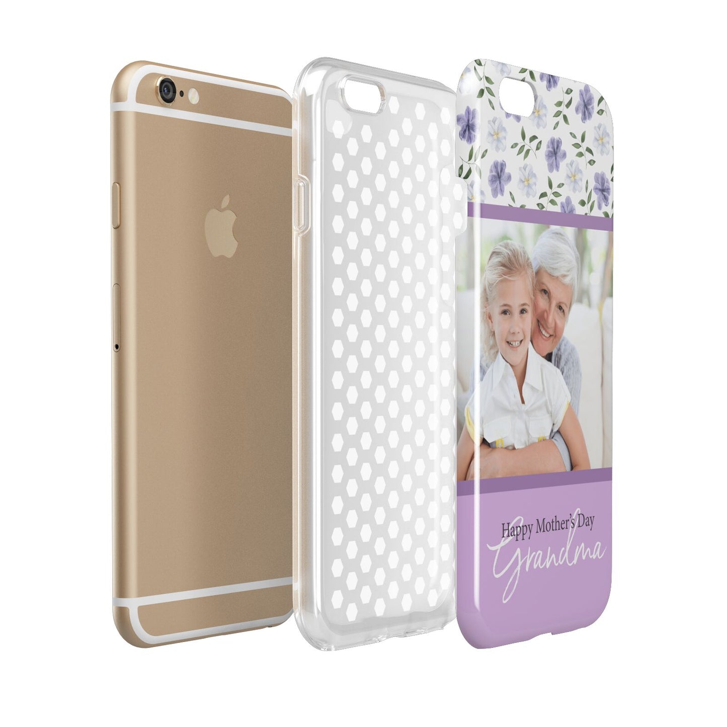 Personalised Grandma Mother s Day Apple iPhone 6 3D Tough Case Expanded view