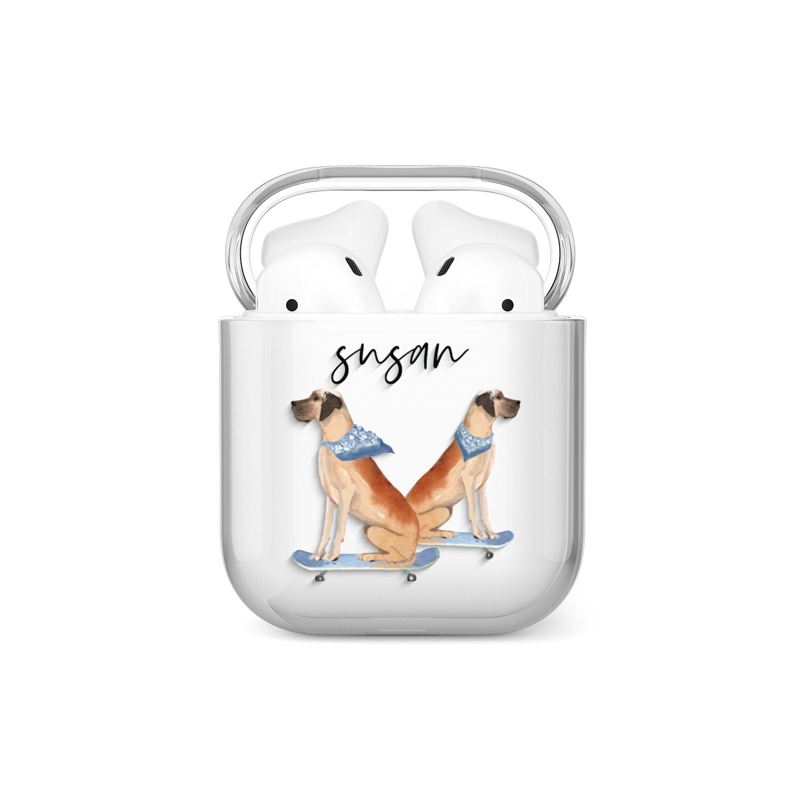 Personalised Great Dane AirPods Case