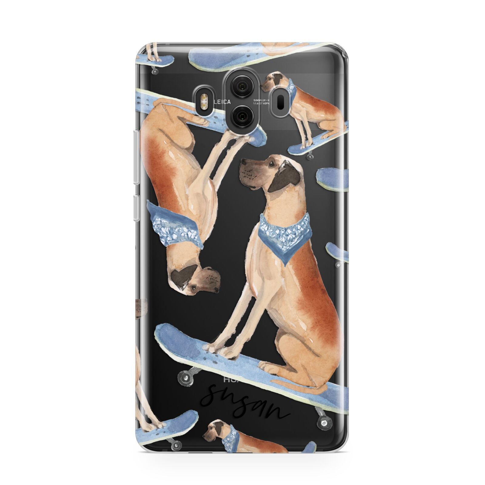 Personalised Great Dane Huawei Mate 10 Protective Phone Case