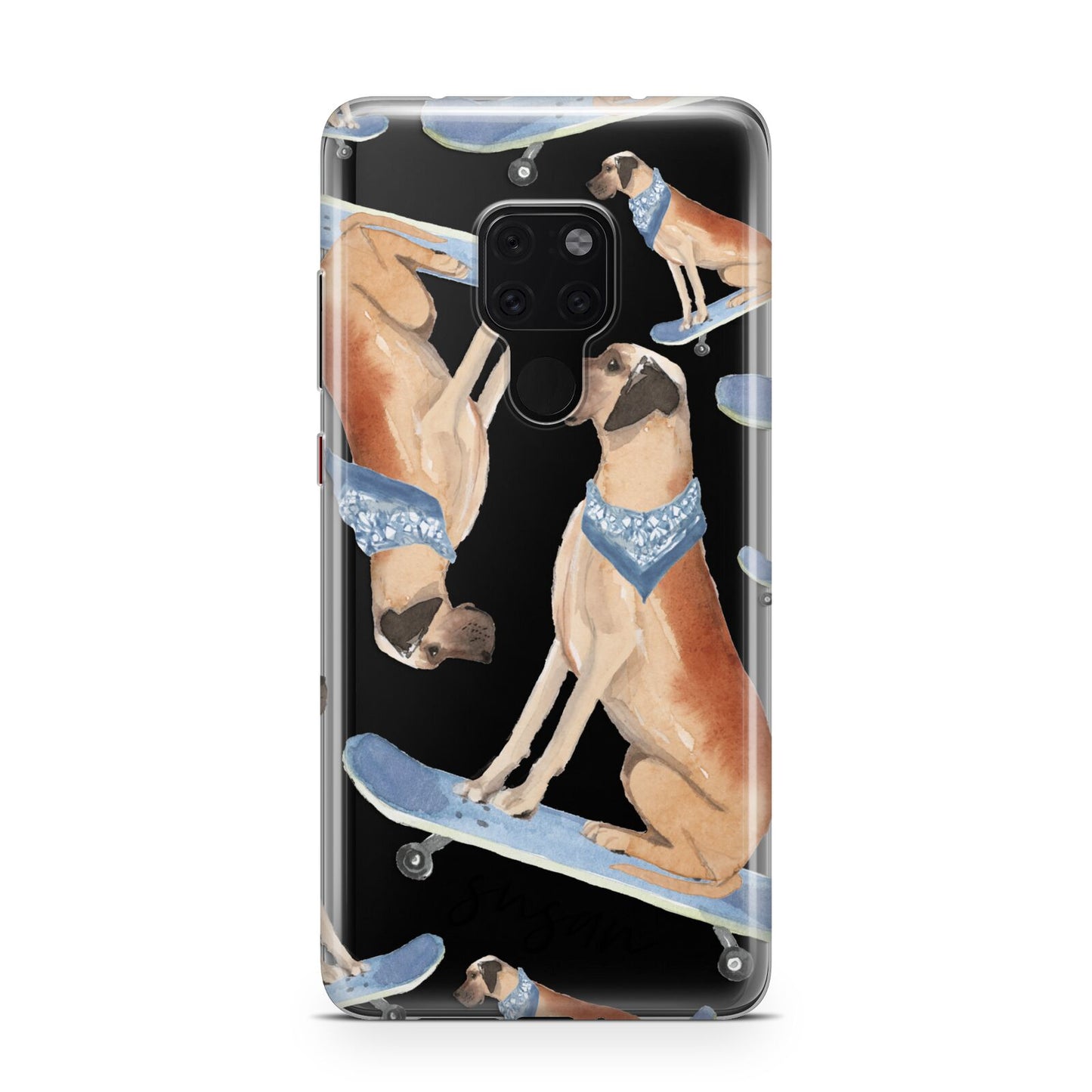 Personalised Great Dane Huawei Mate 20 Phone Case