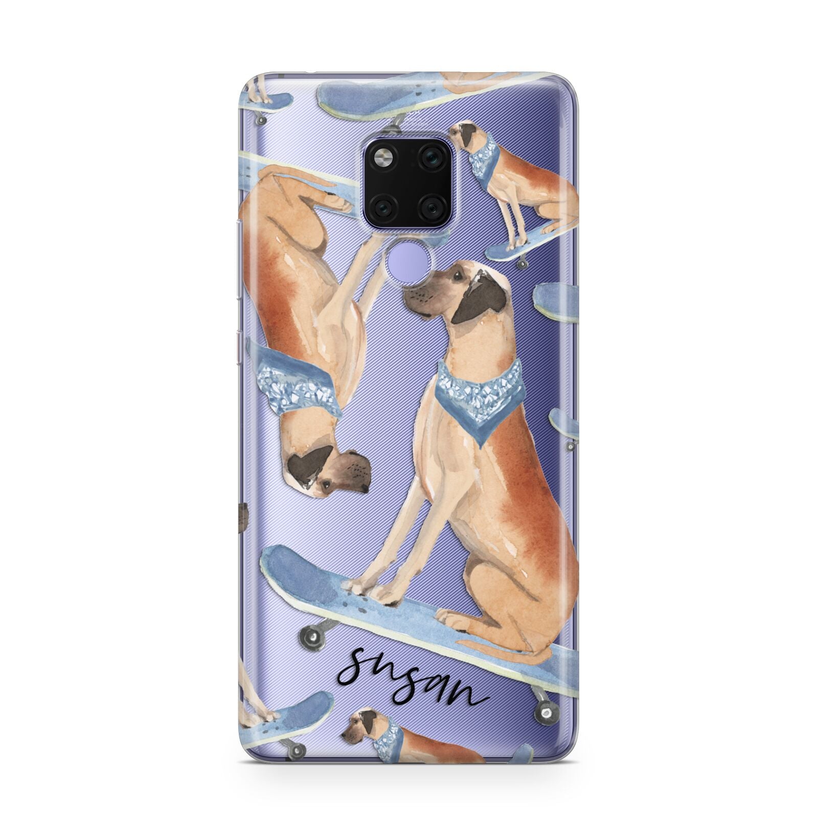 Personalised Great Dane Huawei Mate 20X Phone Case