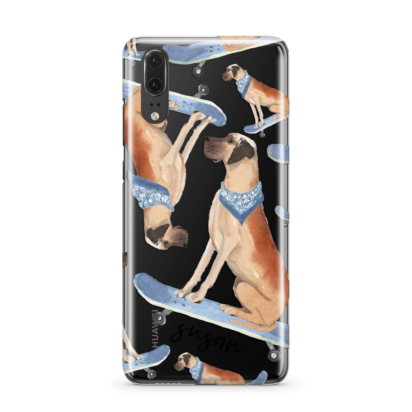 Personalised Great Dane Huawei P20 Phone Case