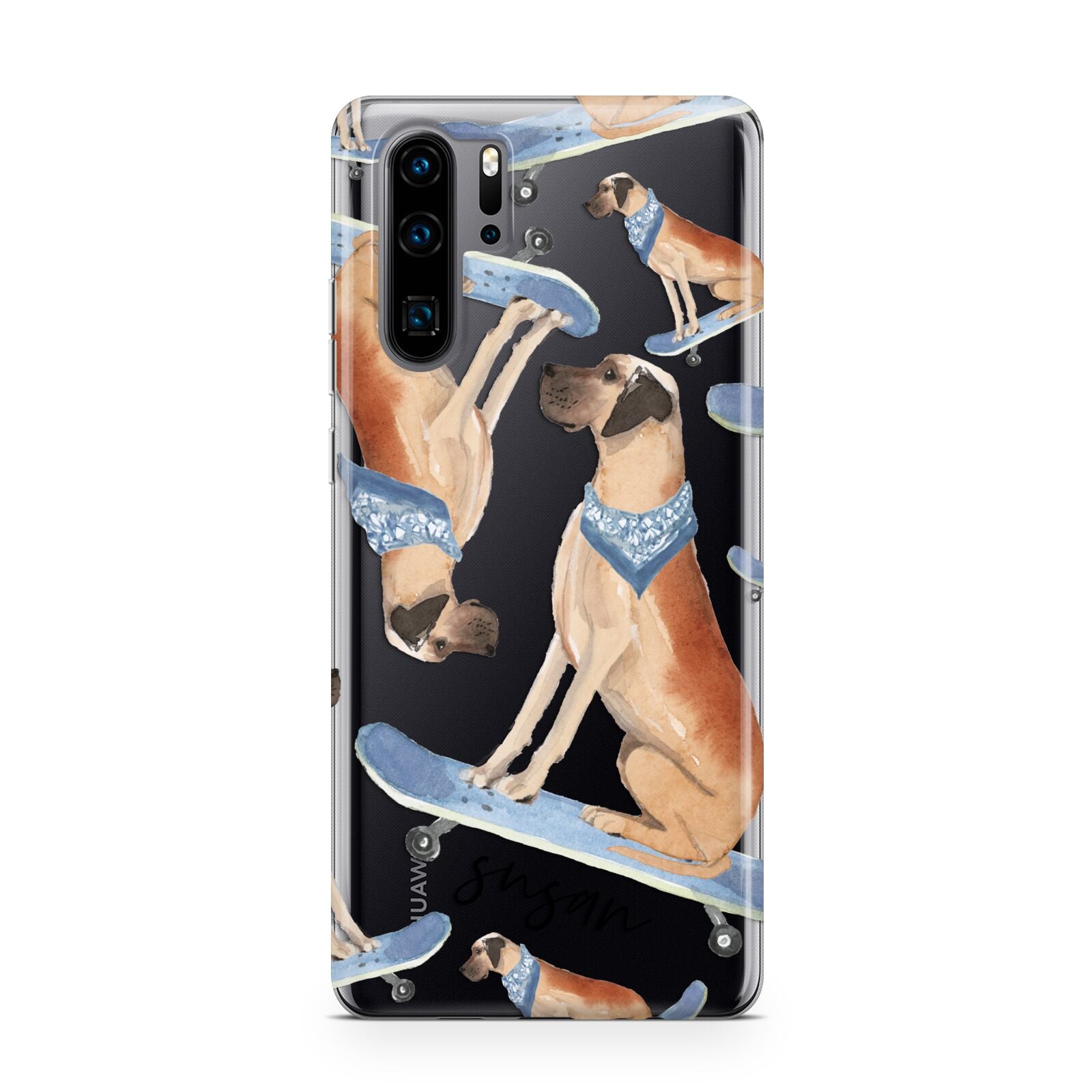 Personalised Great Dane Huawei P30 Pro Phone Case