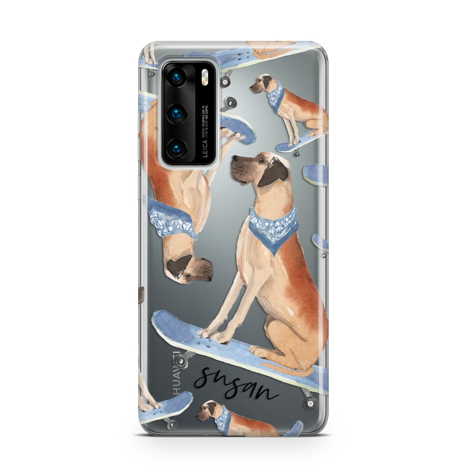 Personalised Great Dane Huawei P40 Phone Case