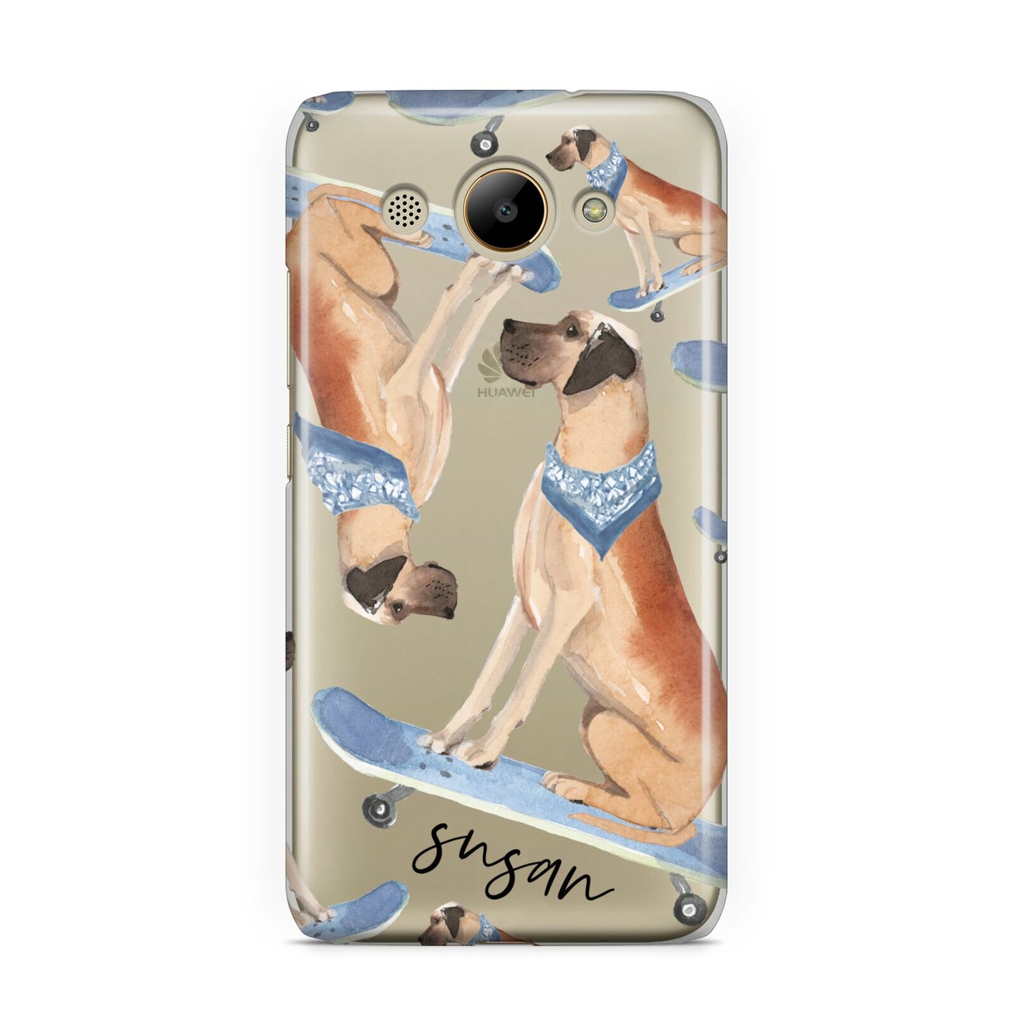 Personalised Great Dane Huawei Y3 2017