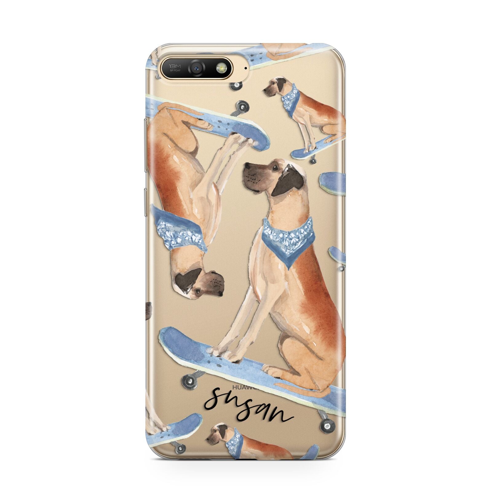 Personalised Great Dane Huawei Y6 2018