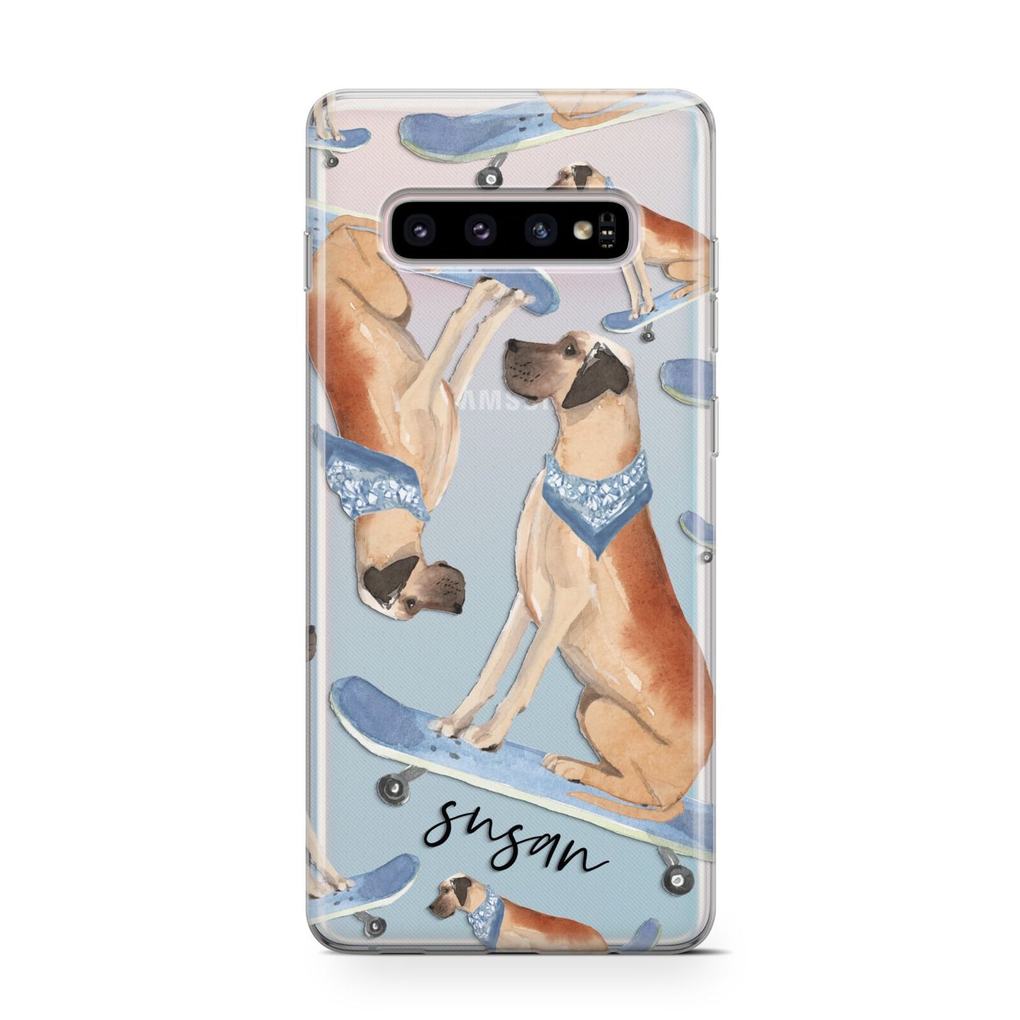 Personalised Great Dane Protective Samsung Galaxy Case