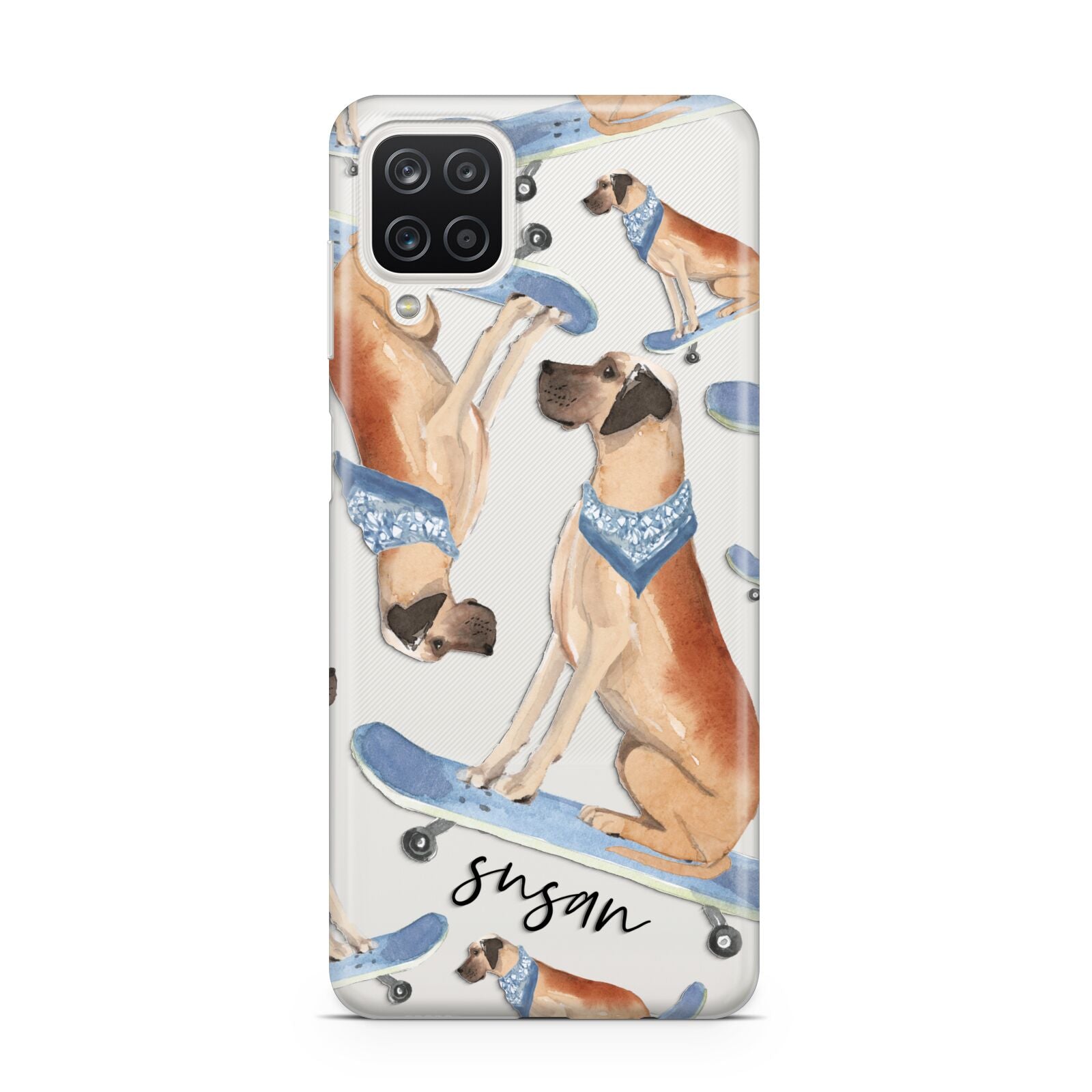 Personalised Great Dane Samsung A12 Case