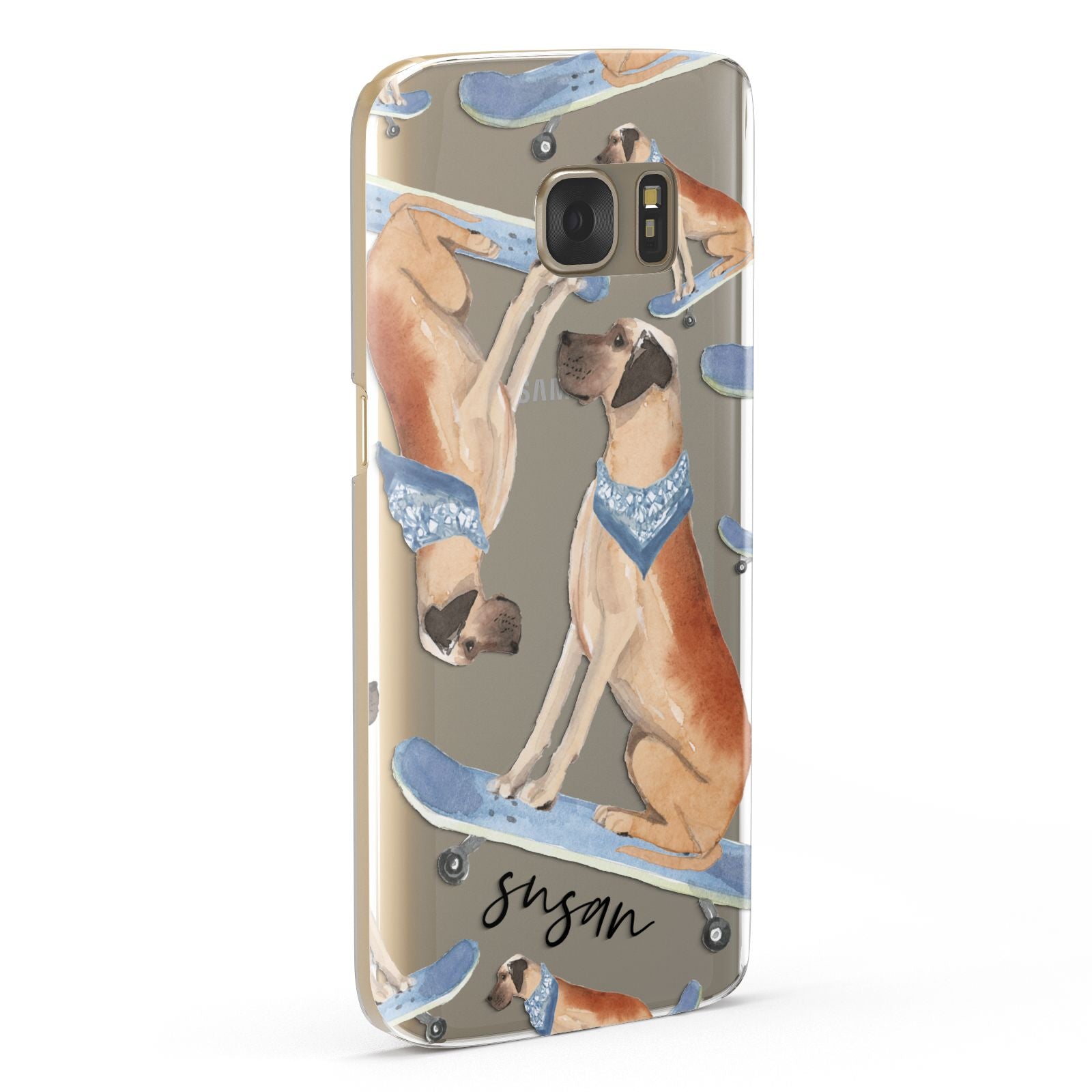 Personalised Great Dane Samsung Galaxy Case Fourty Five Degrees