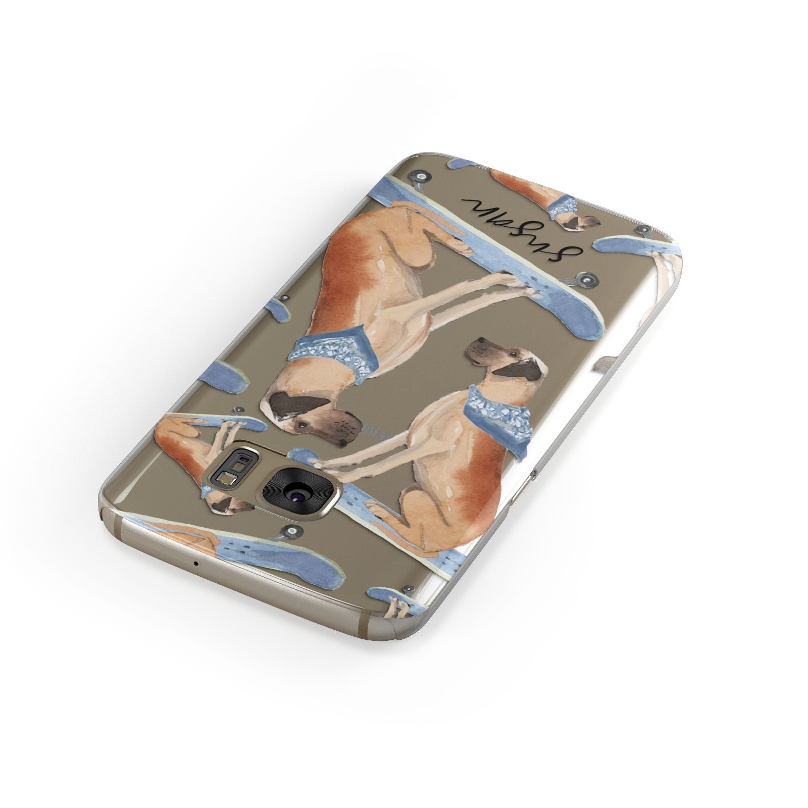 Personalised Great Dane Samsung Galaxy Case Front Close Up