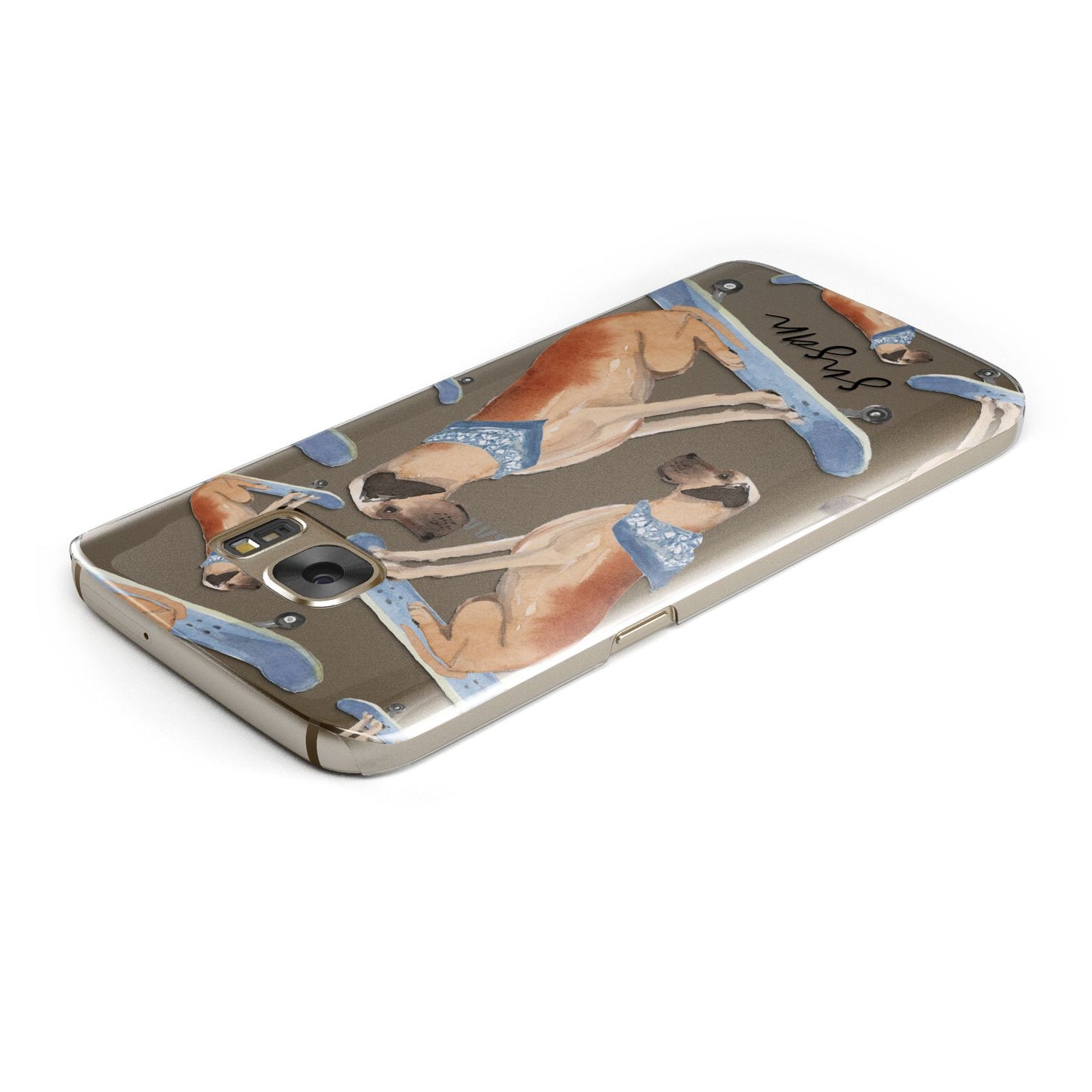 Personalised Great Dane Samsung Galaxy Case Top Cutout