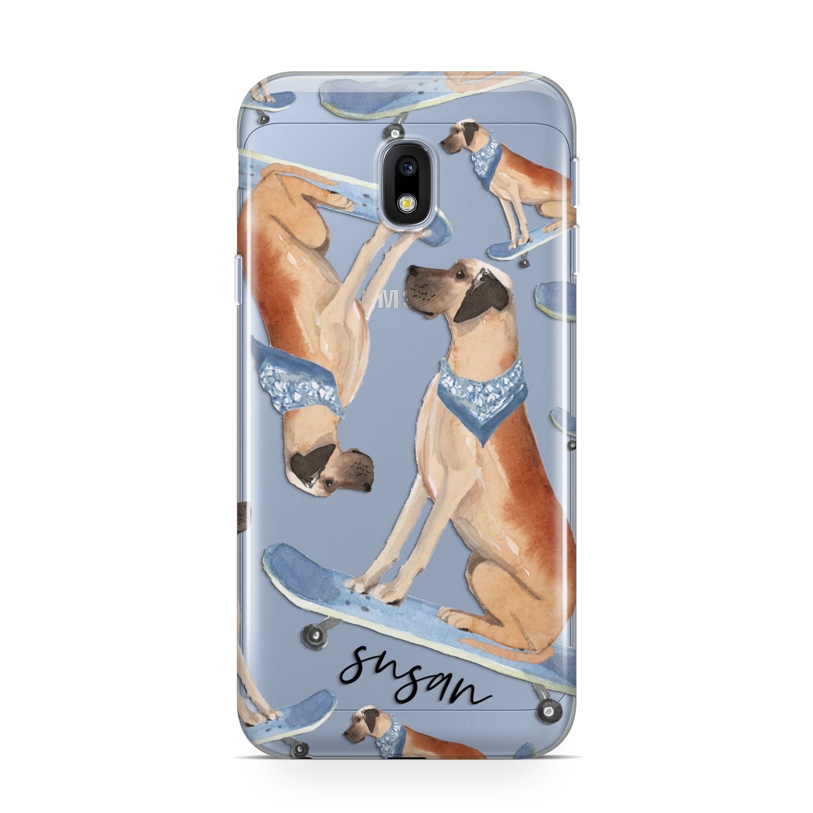 Personalised Great Dane Samsung Galaxy J3 2017 Case