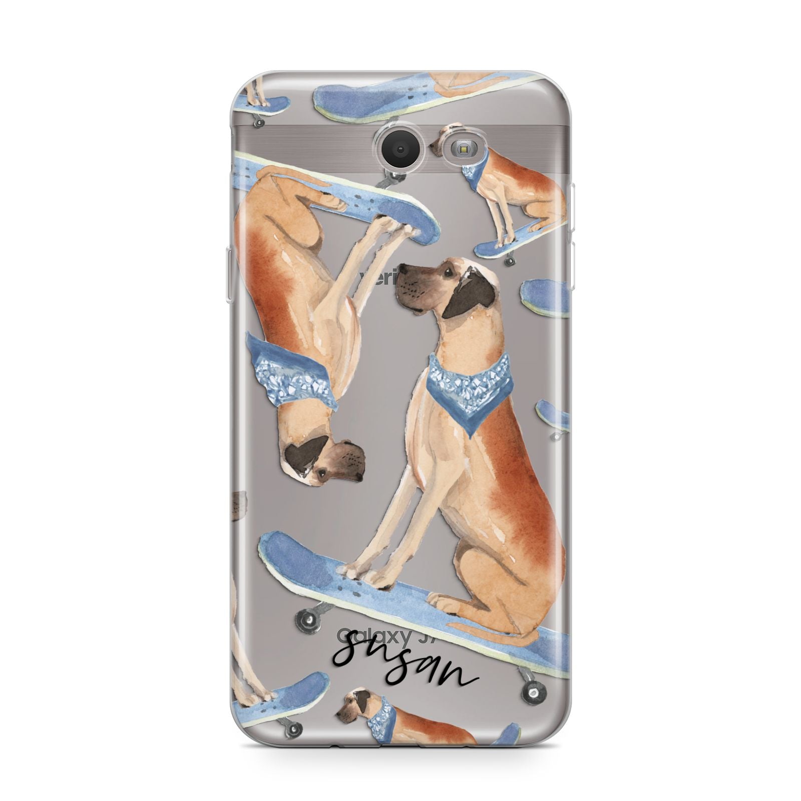 Personalised Great Dane Samsung Galaxy J7 2017 Case