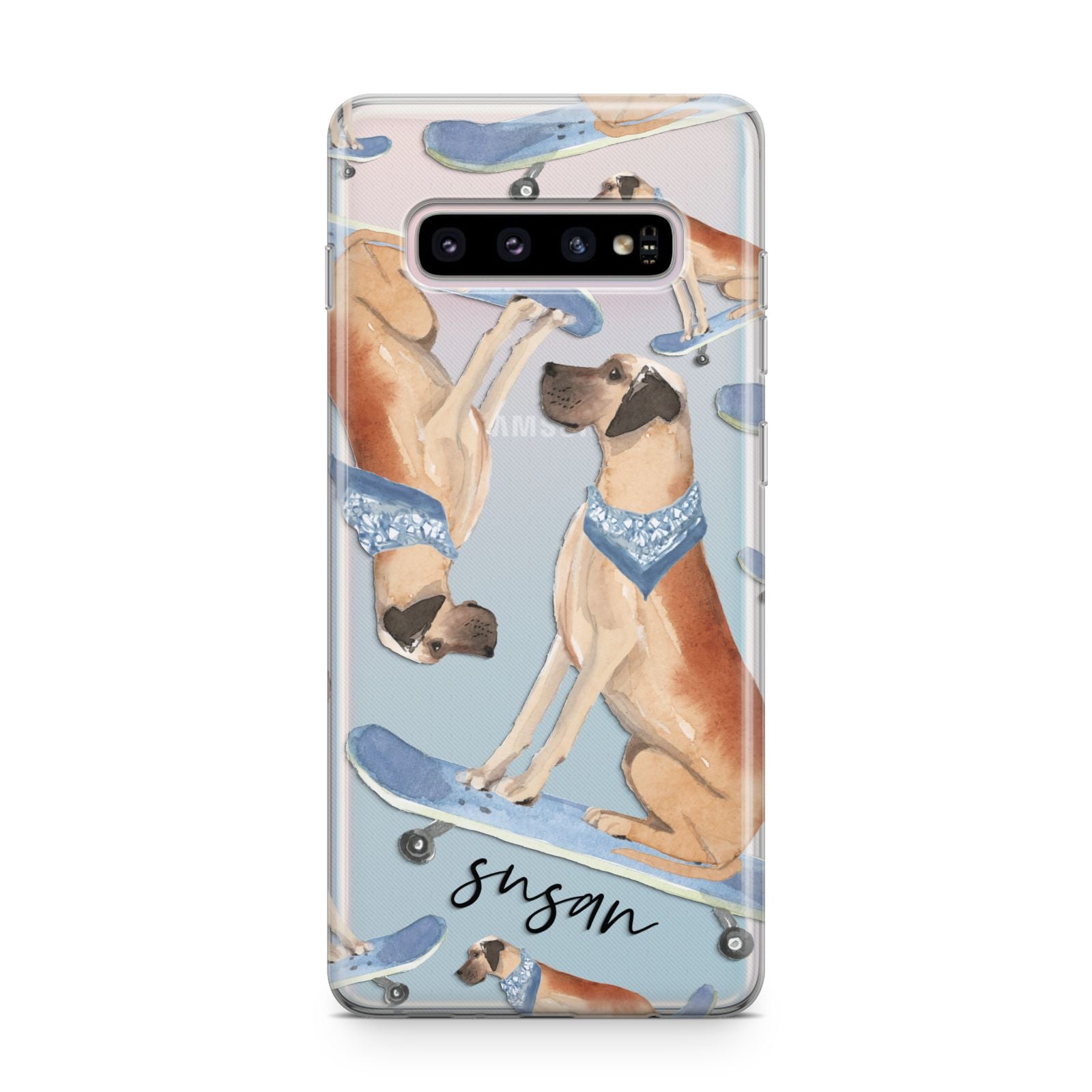 Personalised Great Dane Samsung Galaxy S10 Plus Case