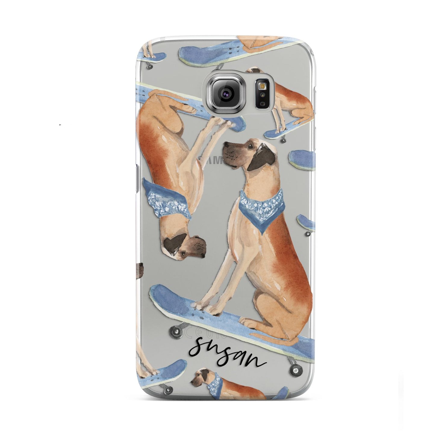 Personalised Great Dane Samsung Galaxy S6 Case