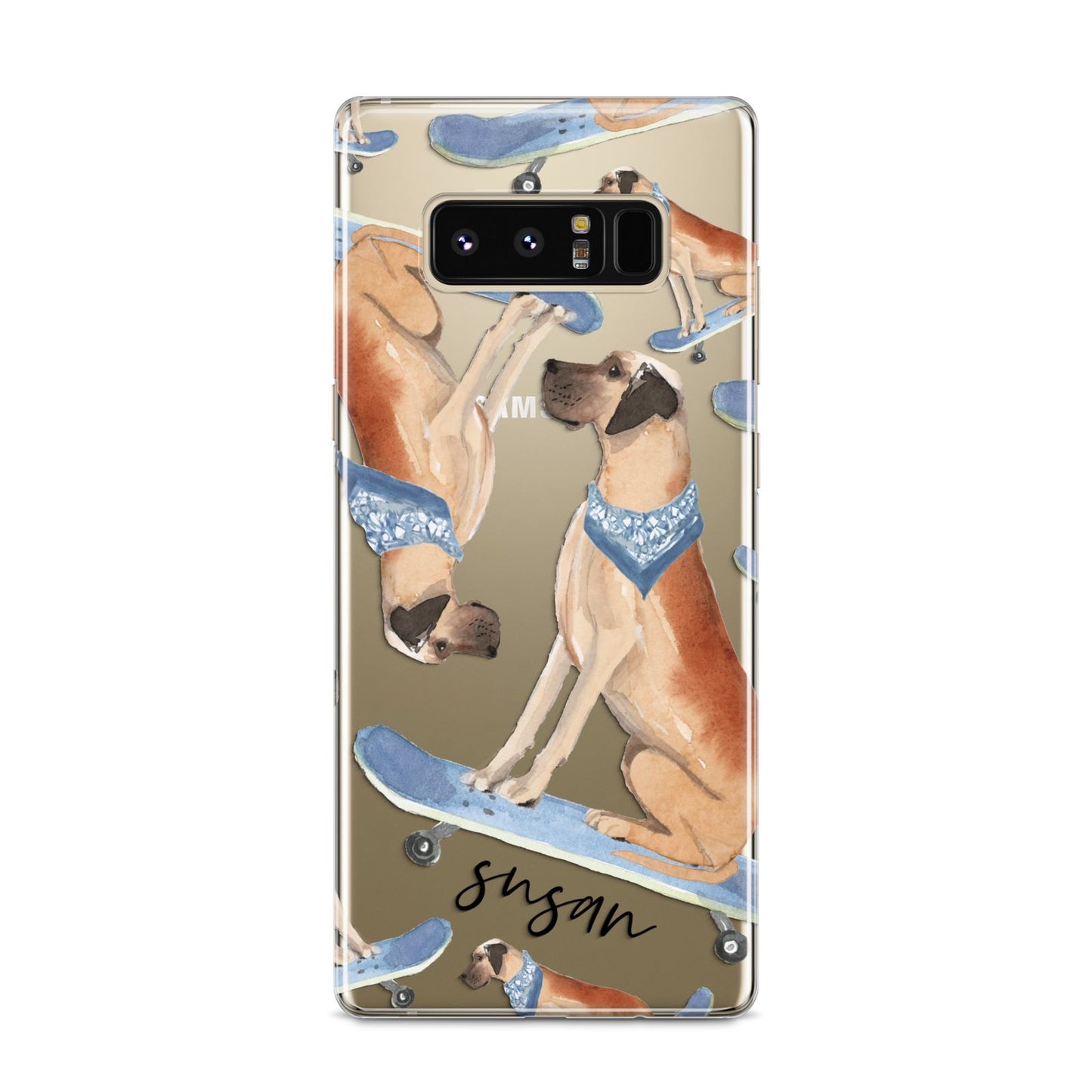 Personalised Great Dane Samsung Galaxy S8 Case