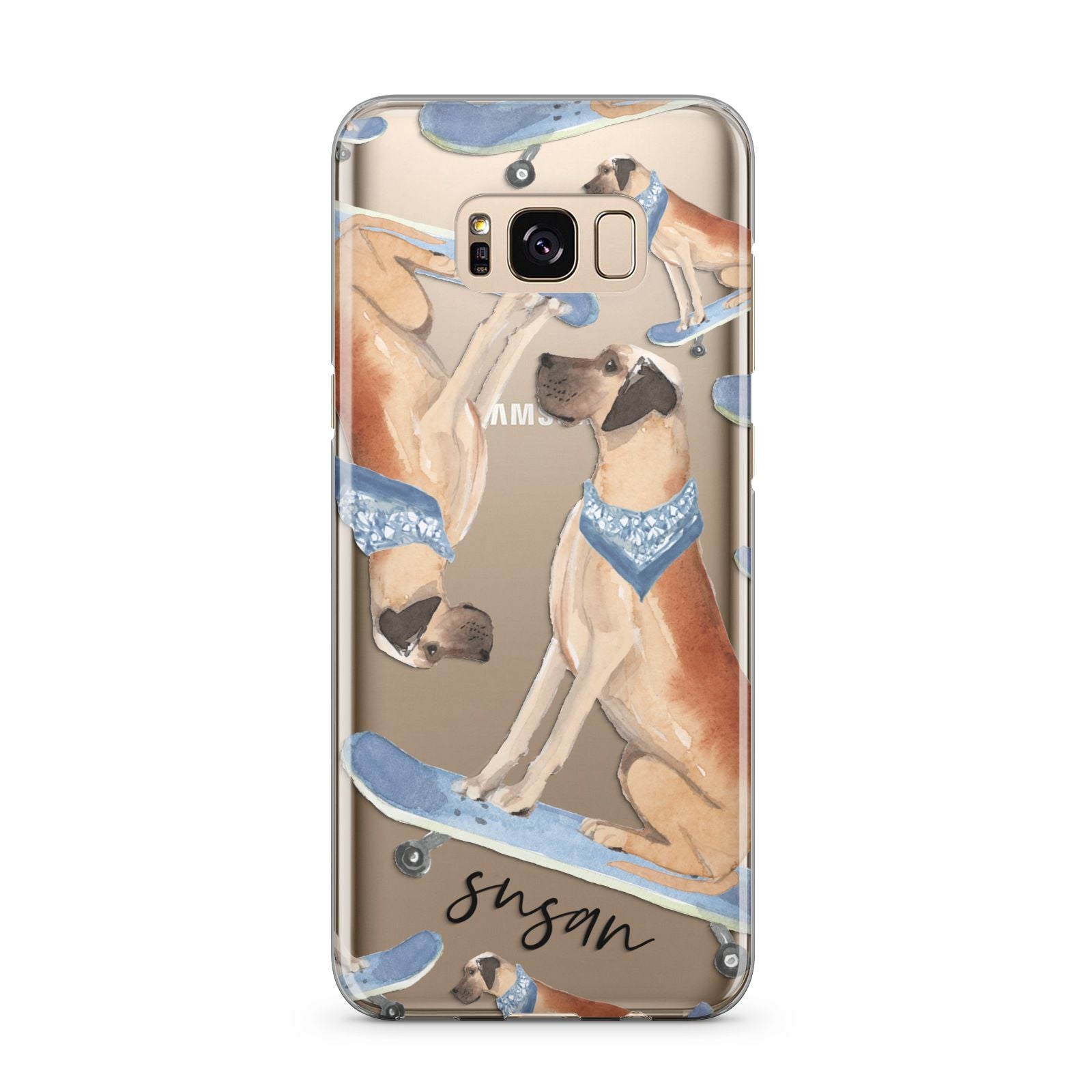 Personalised Great Dane Samsung Galaxy S8 Plus Case