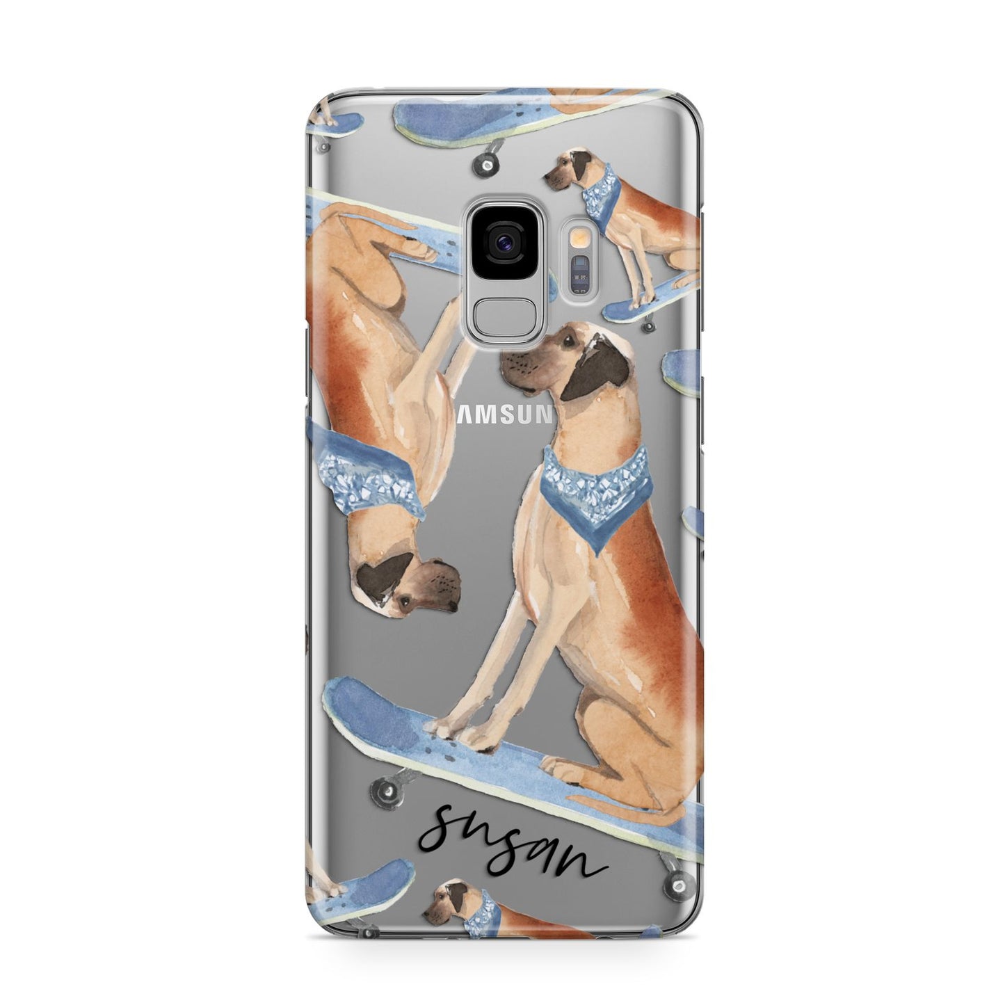 Personalised Great Dane Samsung Galaxy S9 Case