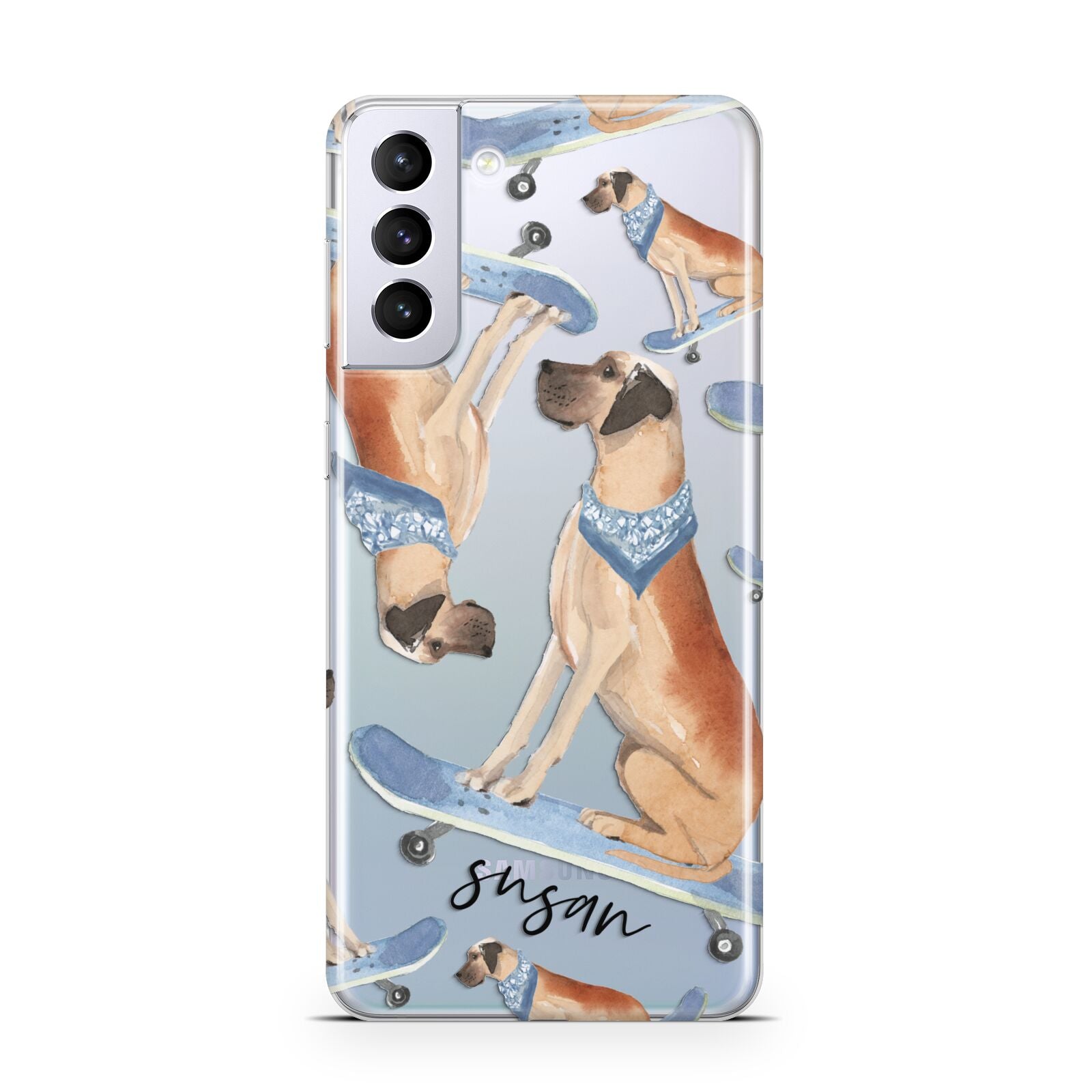 Personalised Great Dane Samsung S21 Plus Case