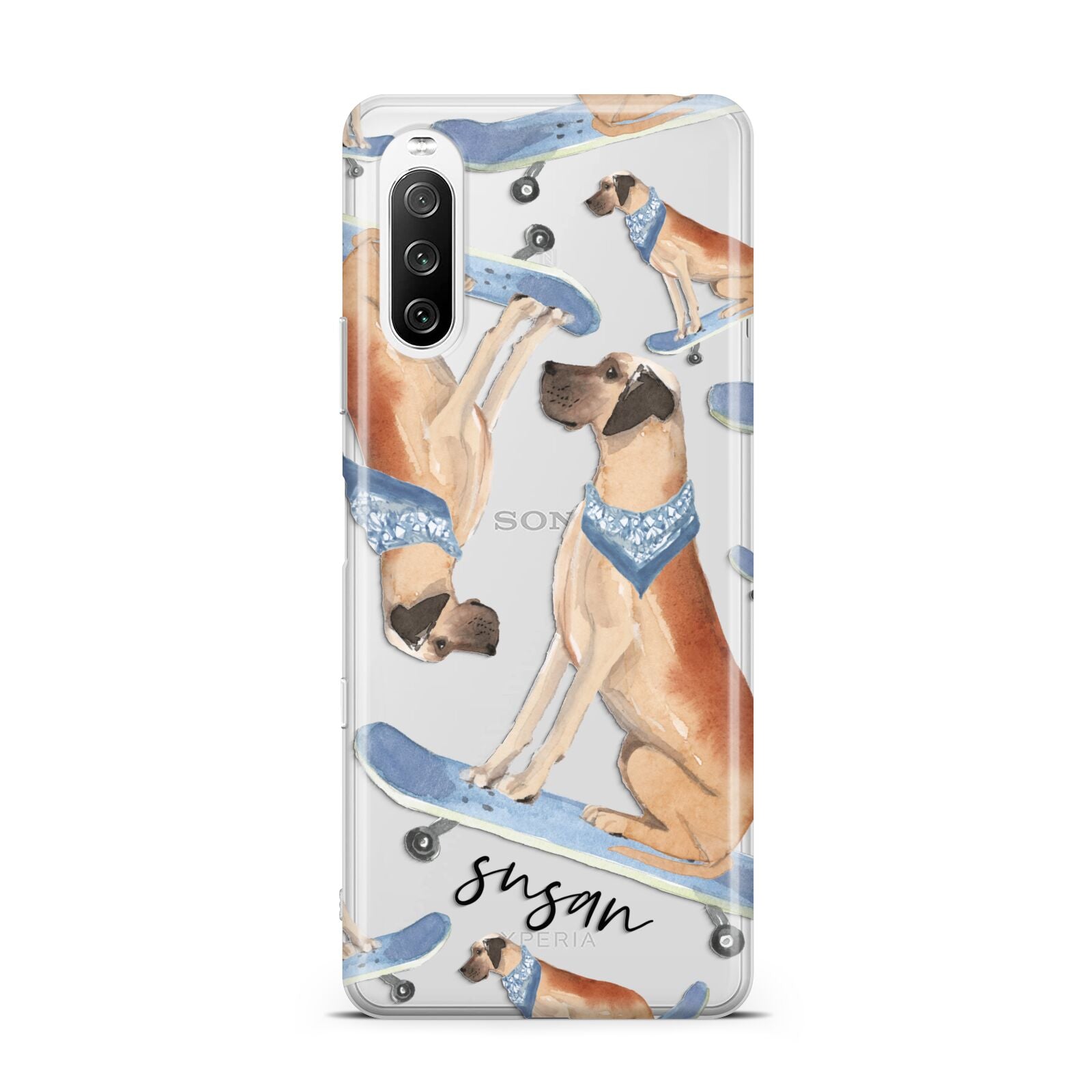 Personalised Great Dane Sony Xperia 10 III Case