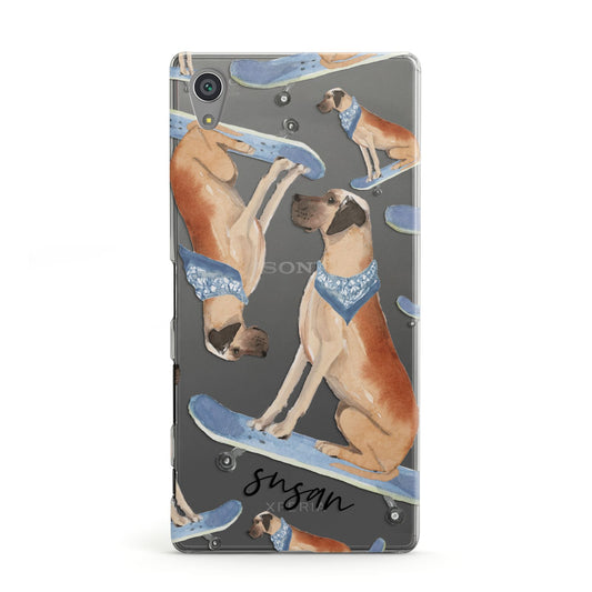 Personalised Great Dane Sony Xperia Case