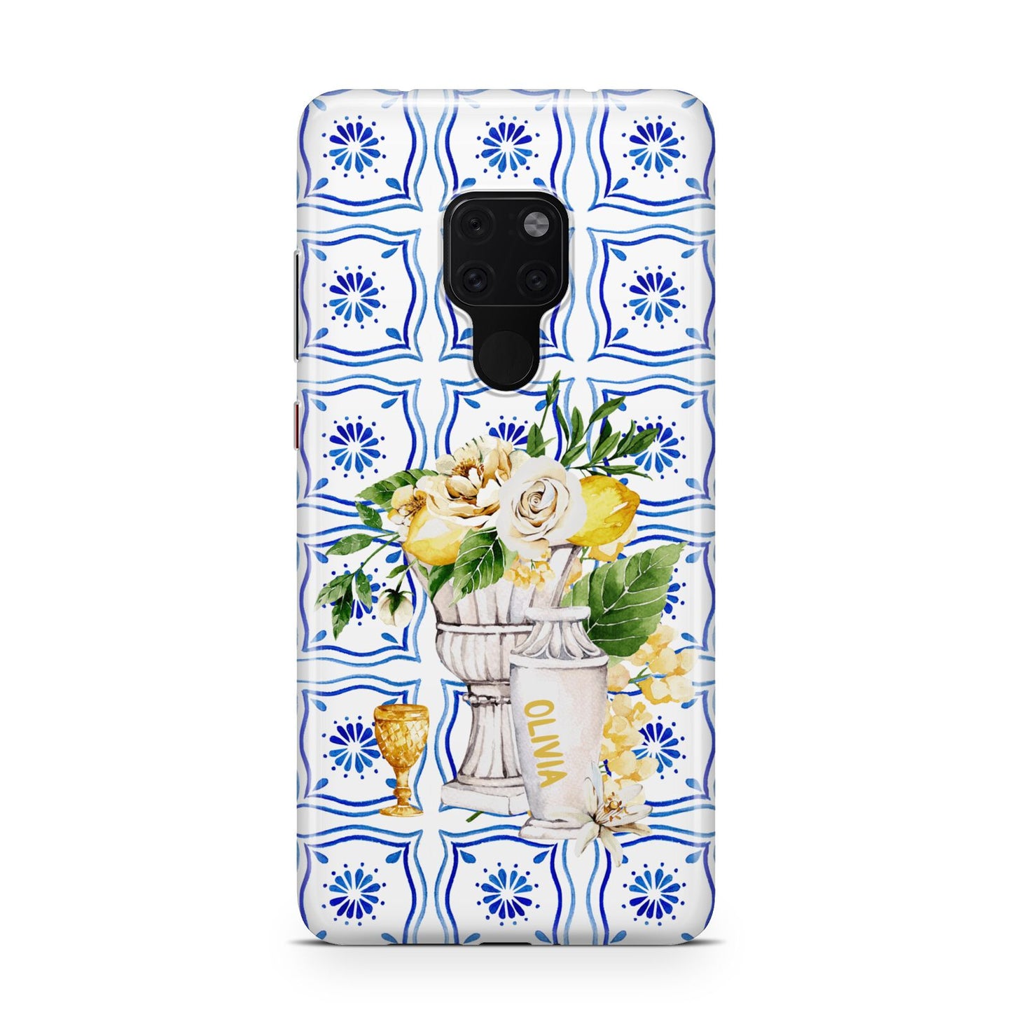 Personalised Greek Tiles Huawei Mate 20 Phone Case