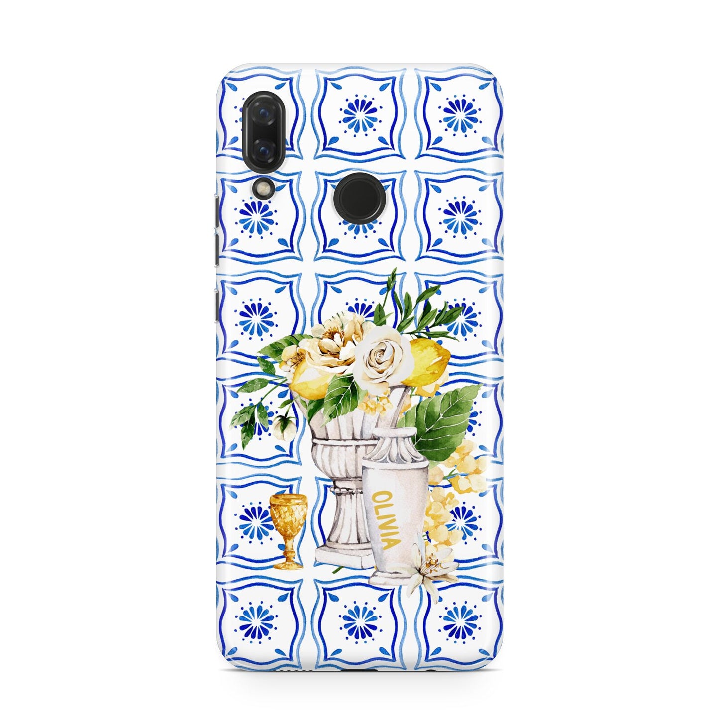 Personalised Greek Tiles Huawei Nova 3 Phone Case