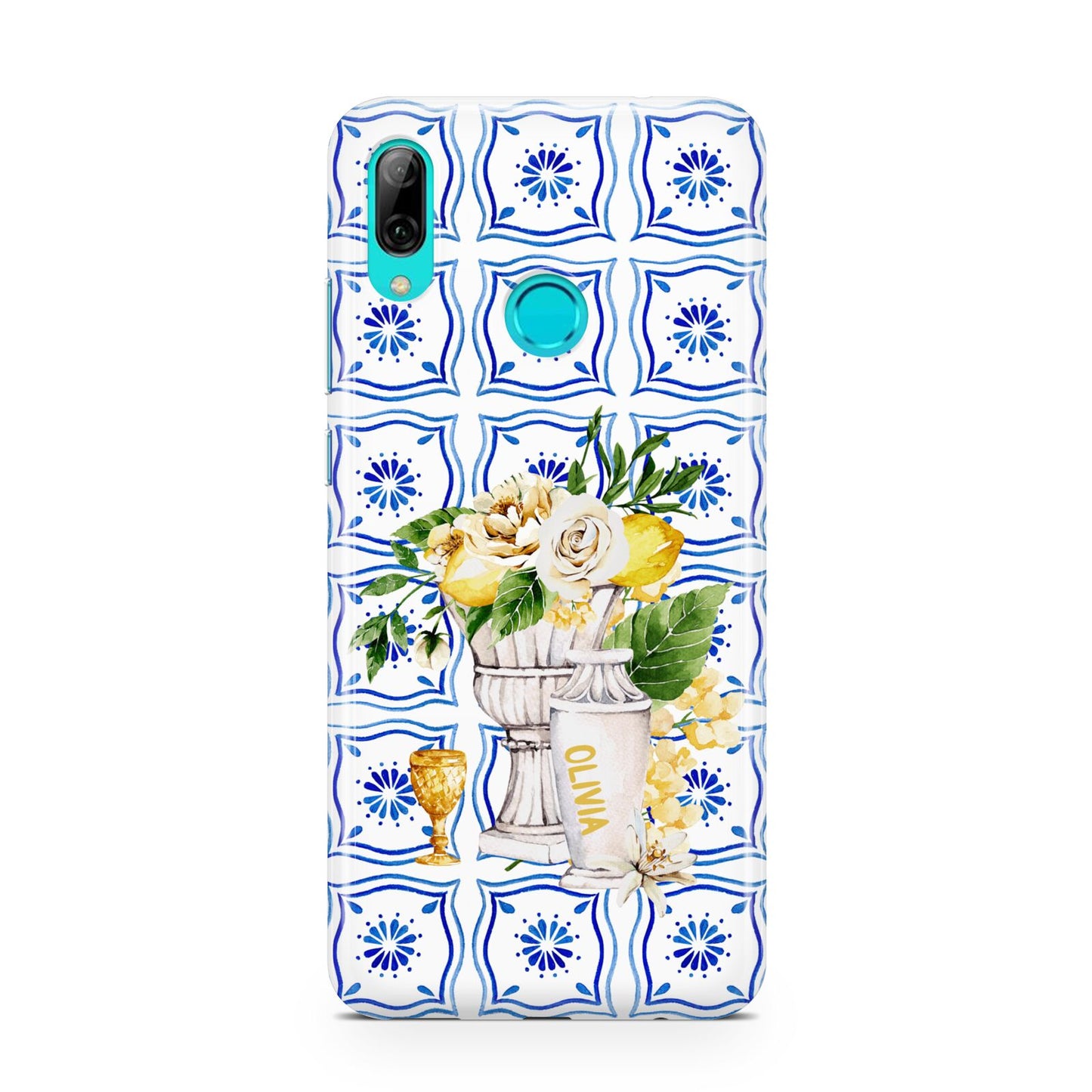 Personalised Greek Tiles Huawei P Smart 2019 Case