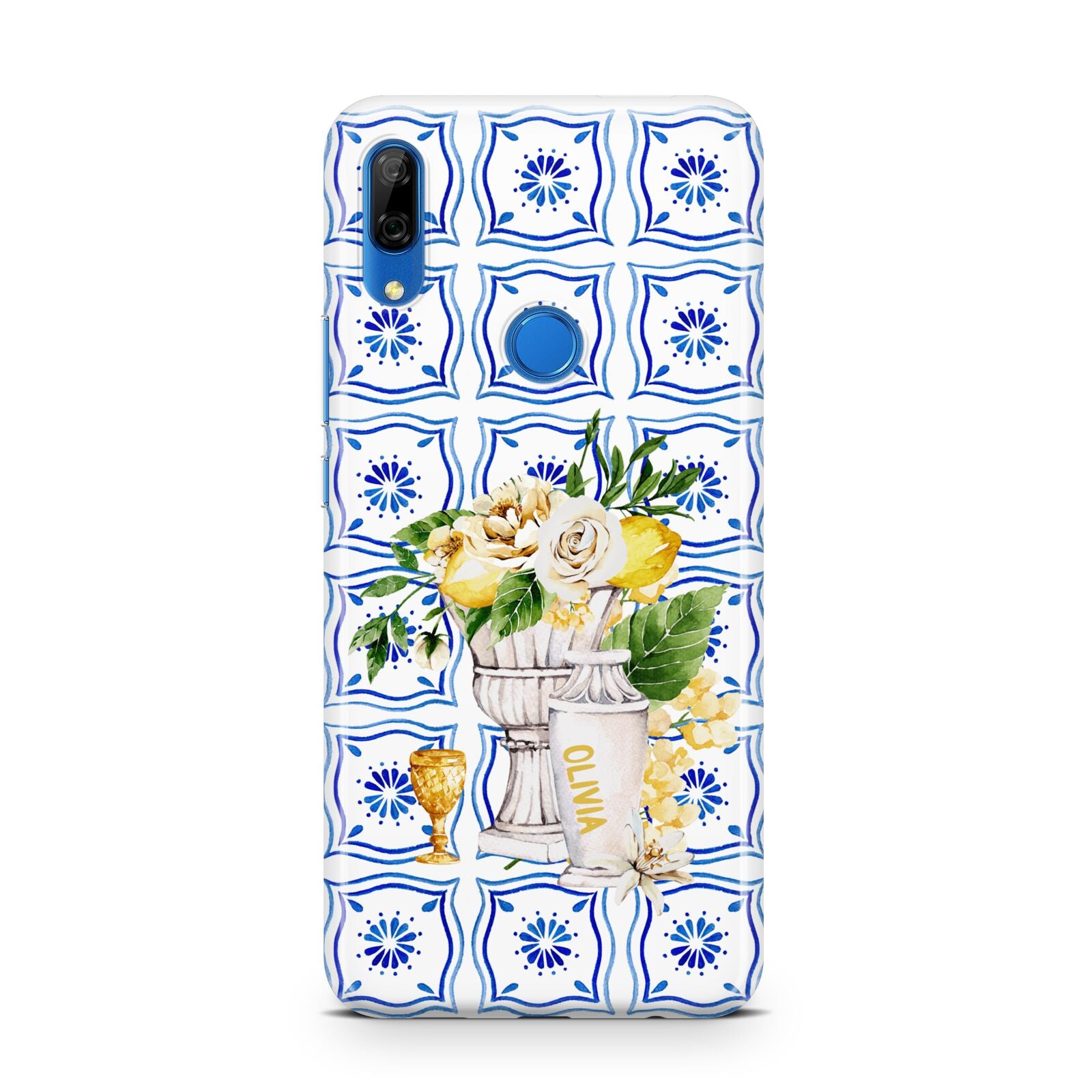 Personalised Greek Tiles Huawei P Smart Z