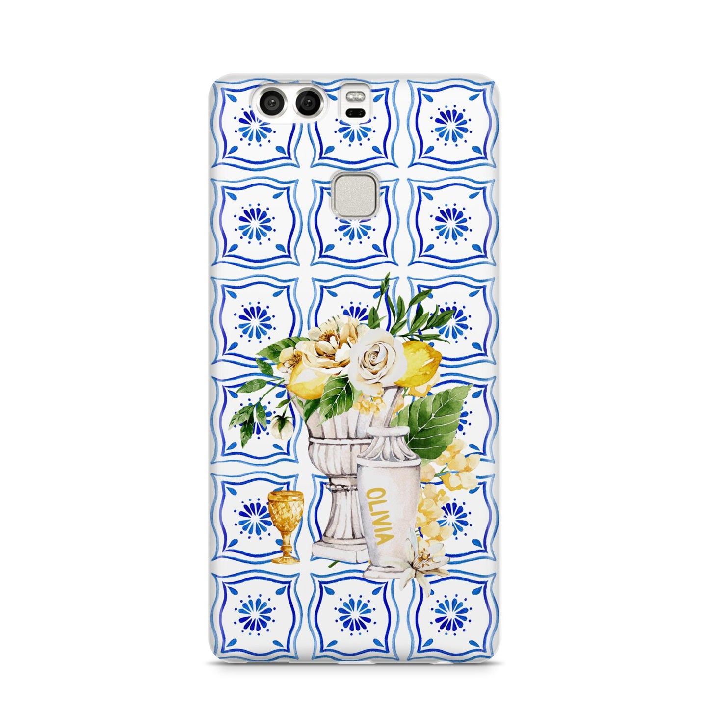 Personalised Greek Tiles Huawei P9 Case