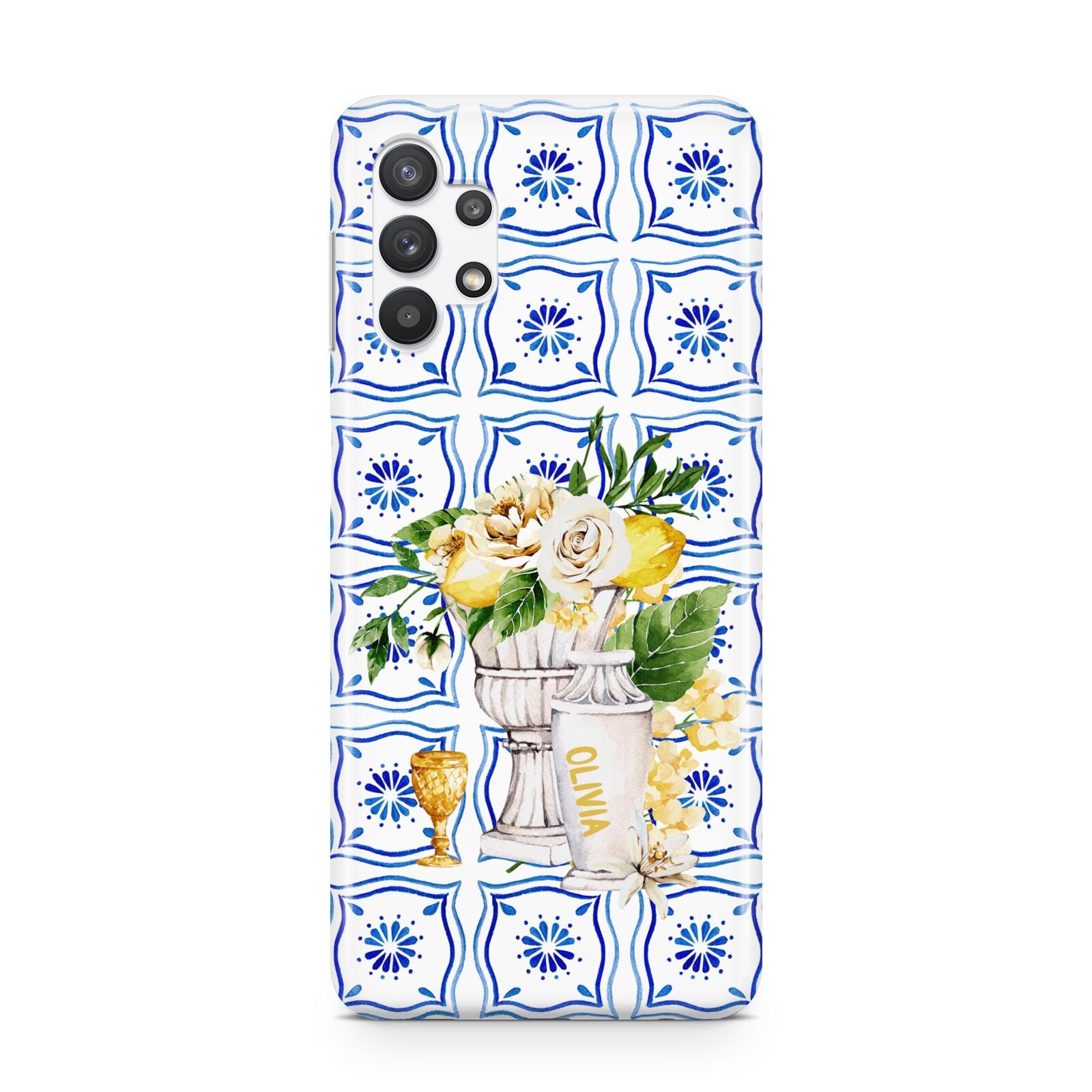 Personalised Greek Tiles Samsung A32 5G Case