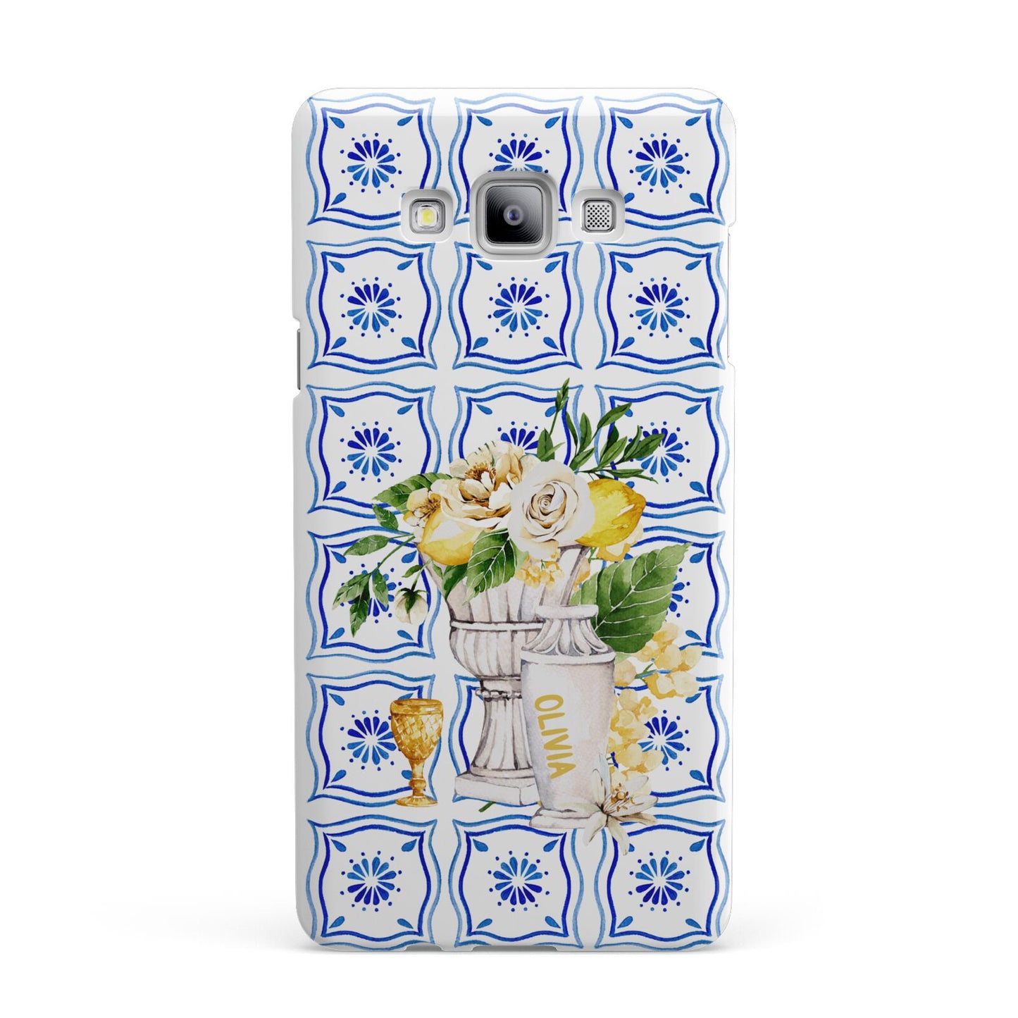 Personalised Greek Tiles Samsung Galaxy A7 2015 Case