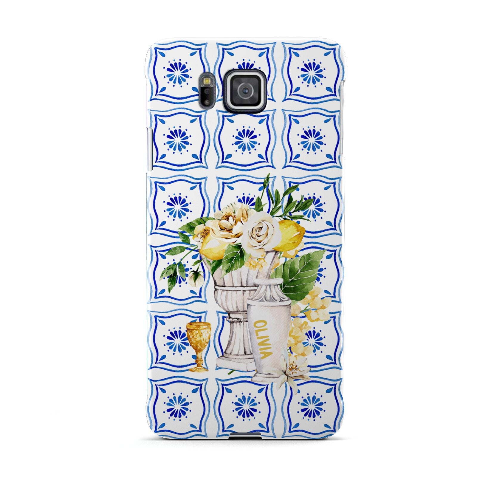 Personalised Greek Tiles Samsung Galaxy Alpha Case