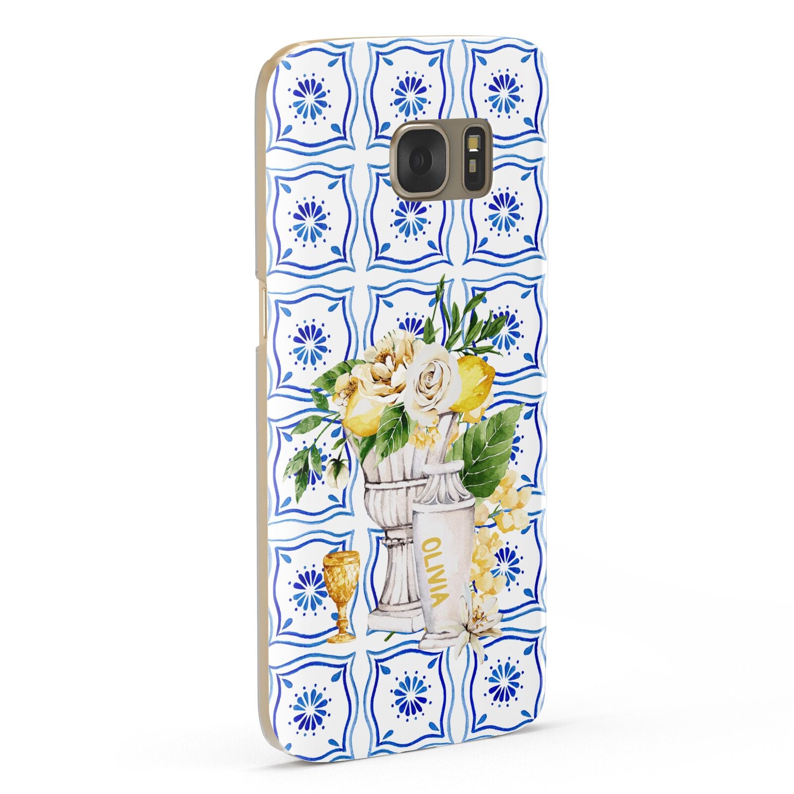 Personalised Greek Tiles Samsung Galaxy Case Fourty Five Degrees