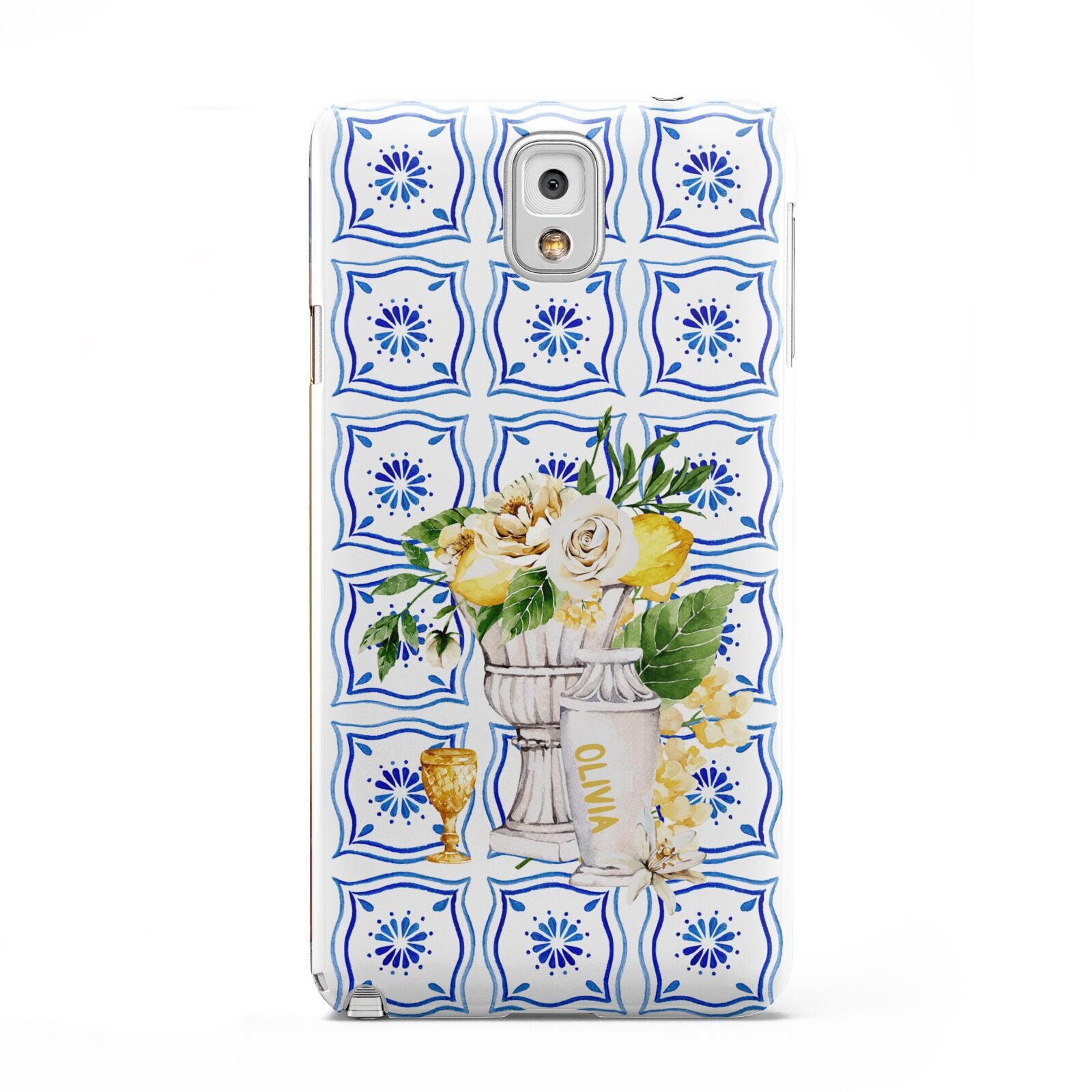 Personalised Greek Tiles Samsung Galaxy Note 3 Case