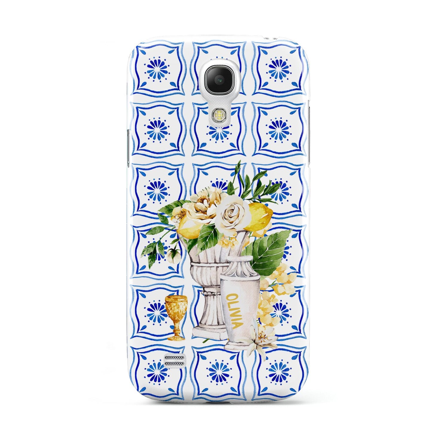 Personalised Greek Tiles Samsung Galaxy S4 Mini Case