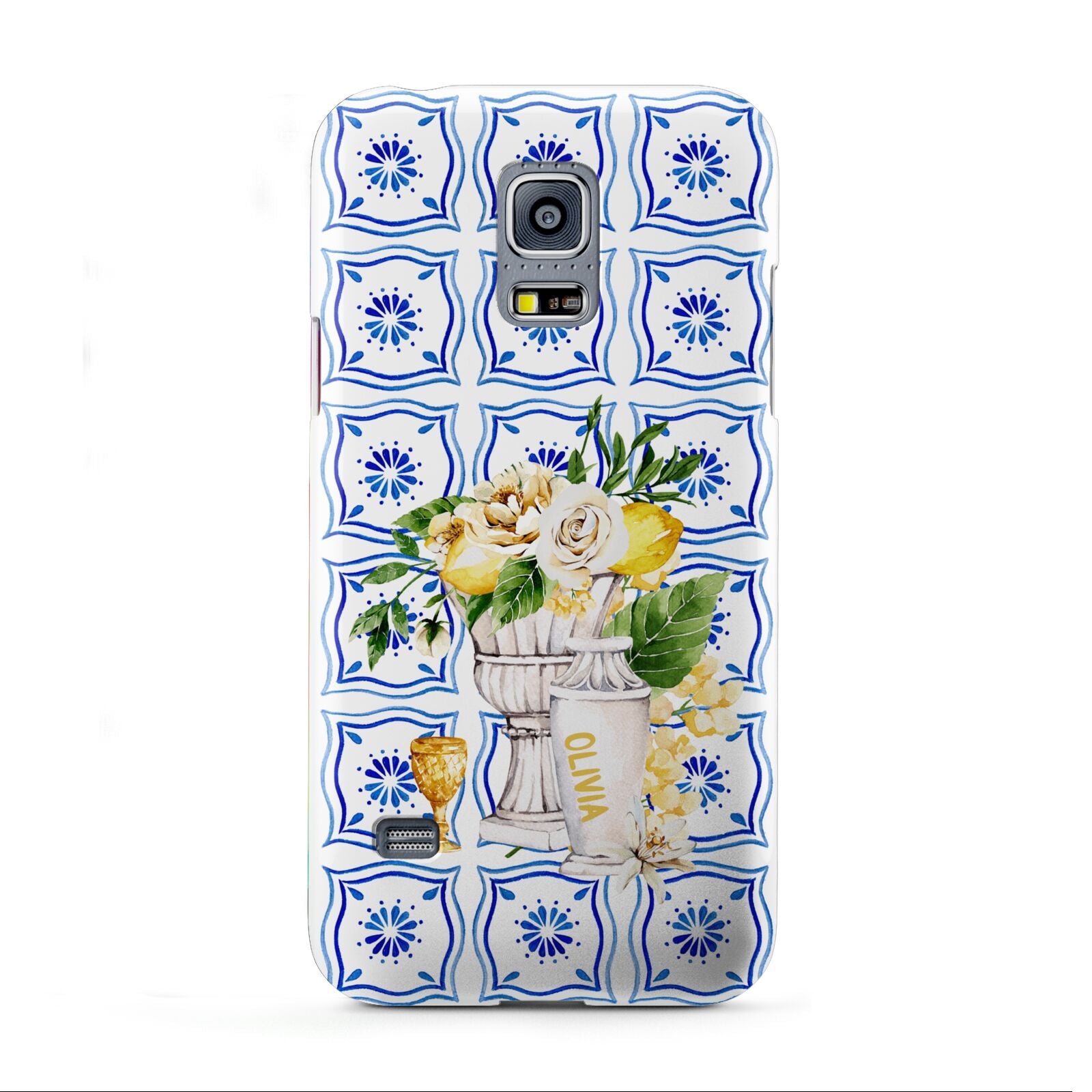 Personalised Greek Tiles Samsung Galaxy S5 Mini Case