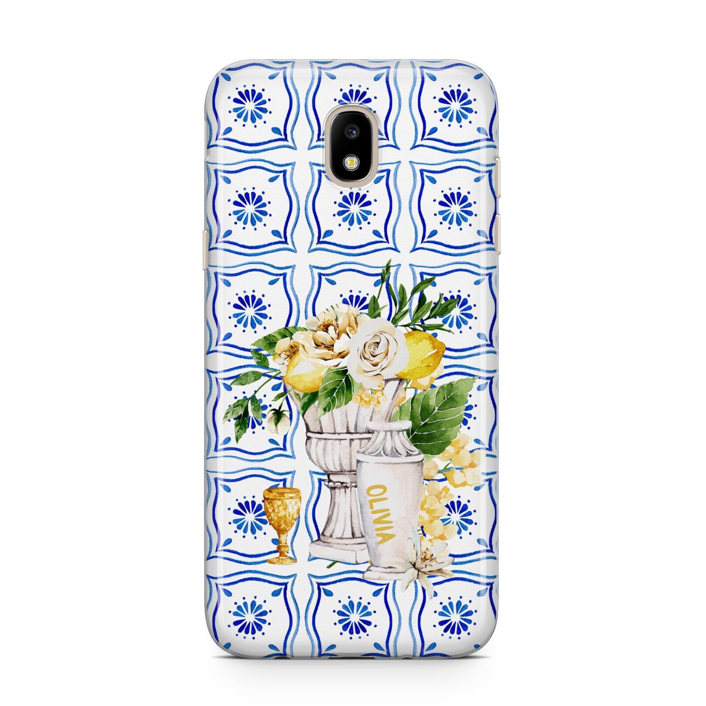 Personalised Greek Tiles Samsung J5 2017 Case