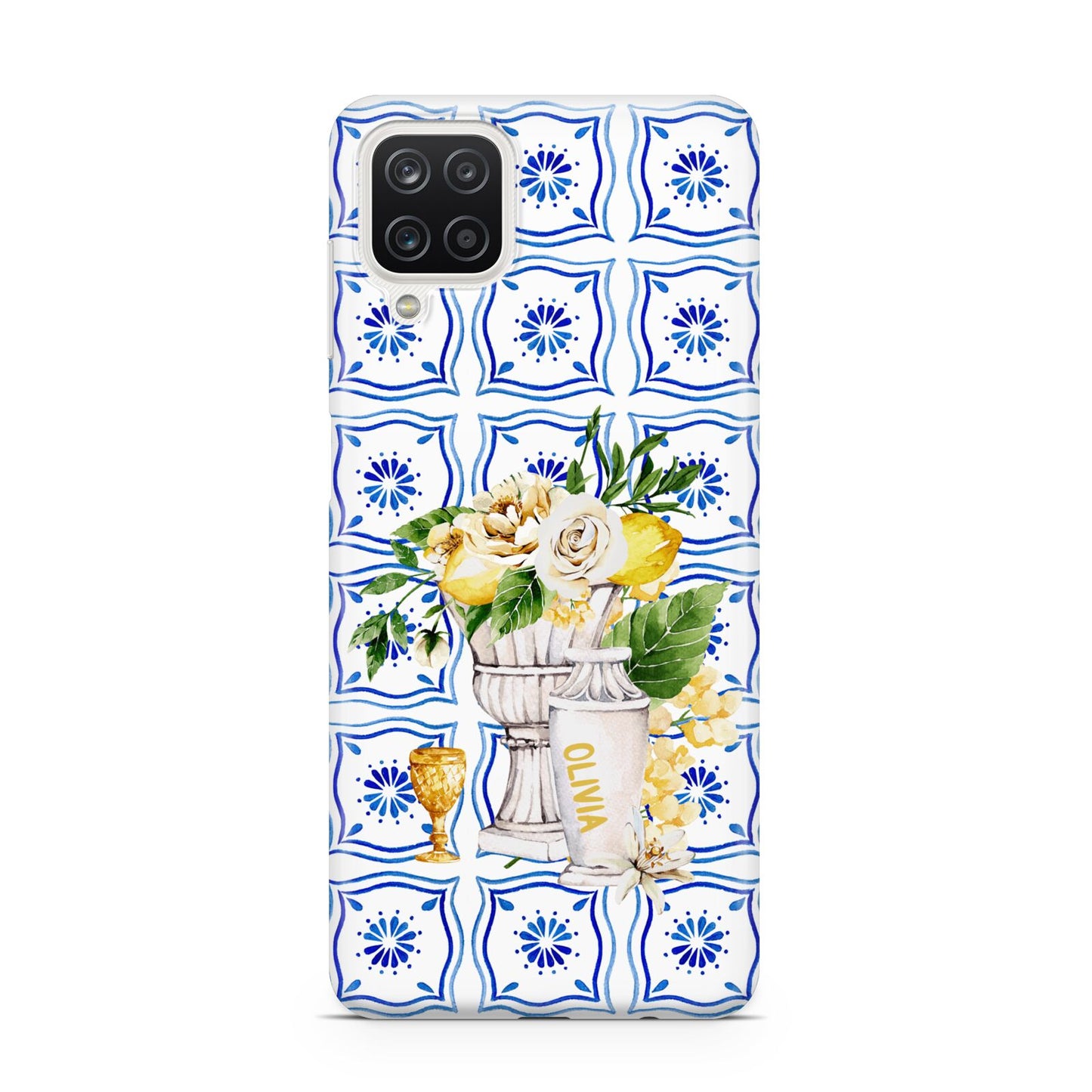 Personalised Greek Tiles Samsung M12 Case