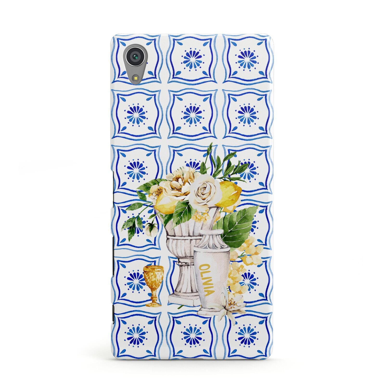 Personalised Greek Tiles Sony Xperia Case