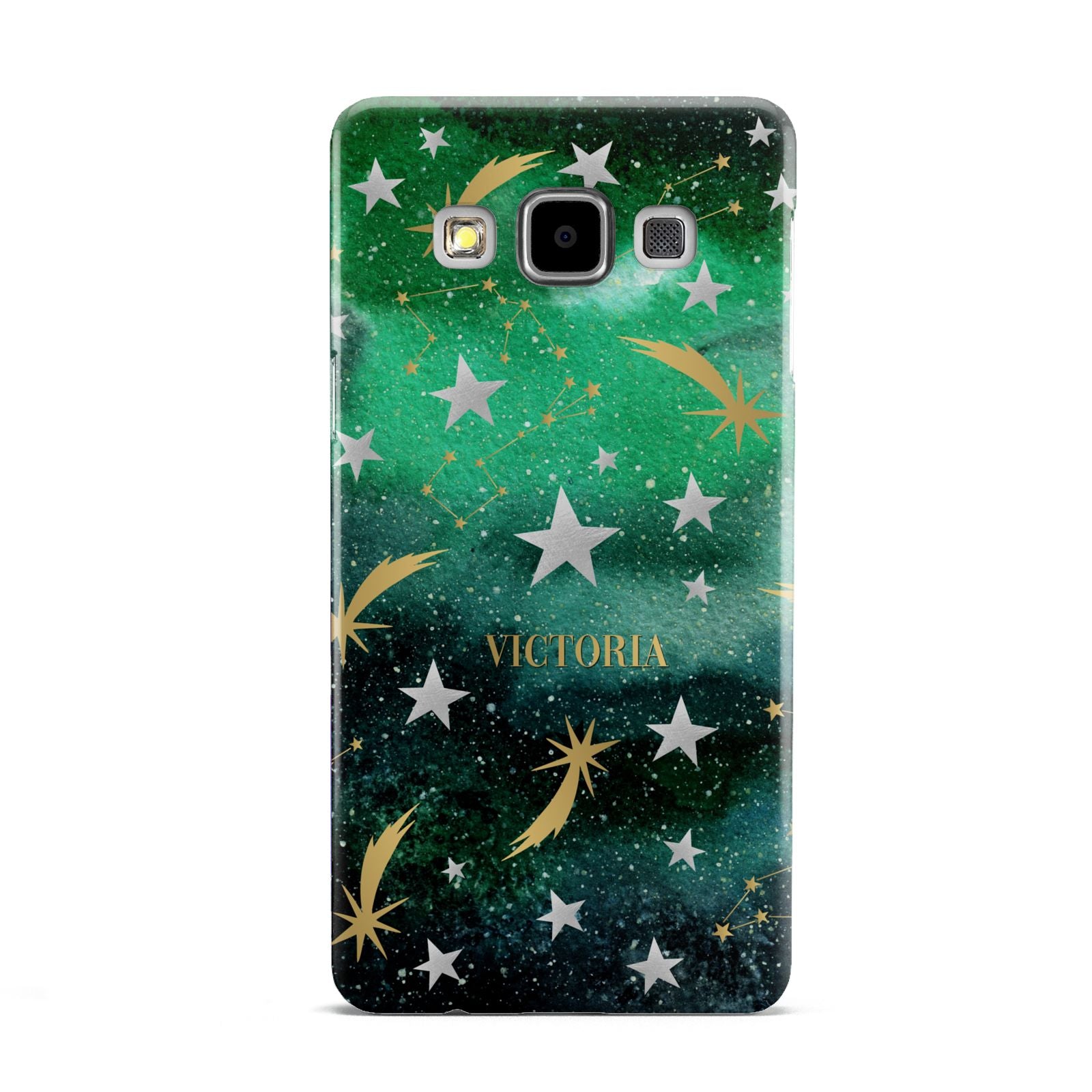 Personalised Green Cloud Stars Samsung Galaxy A5 Case