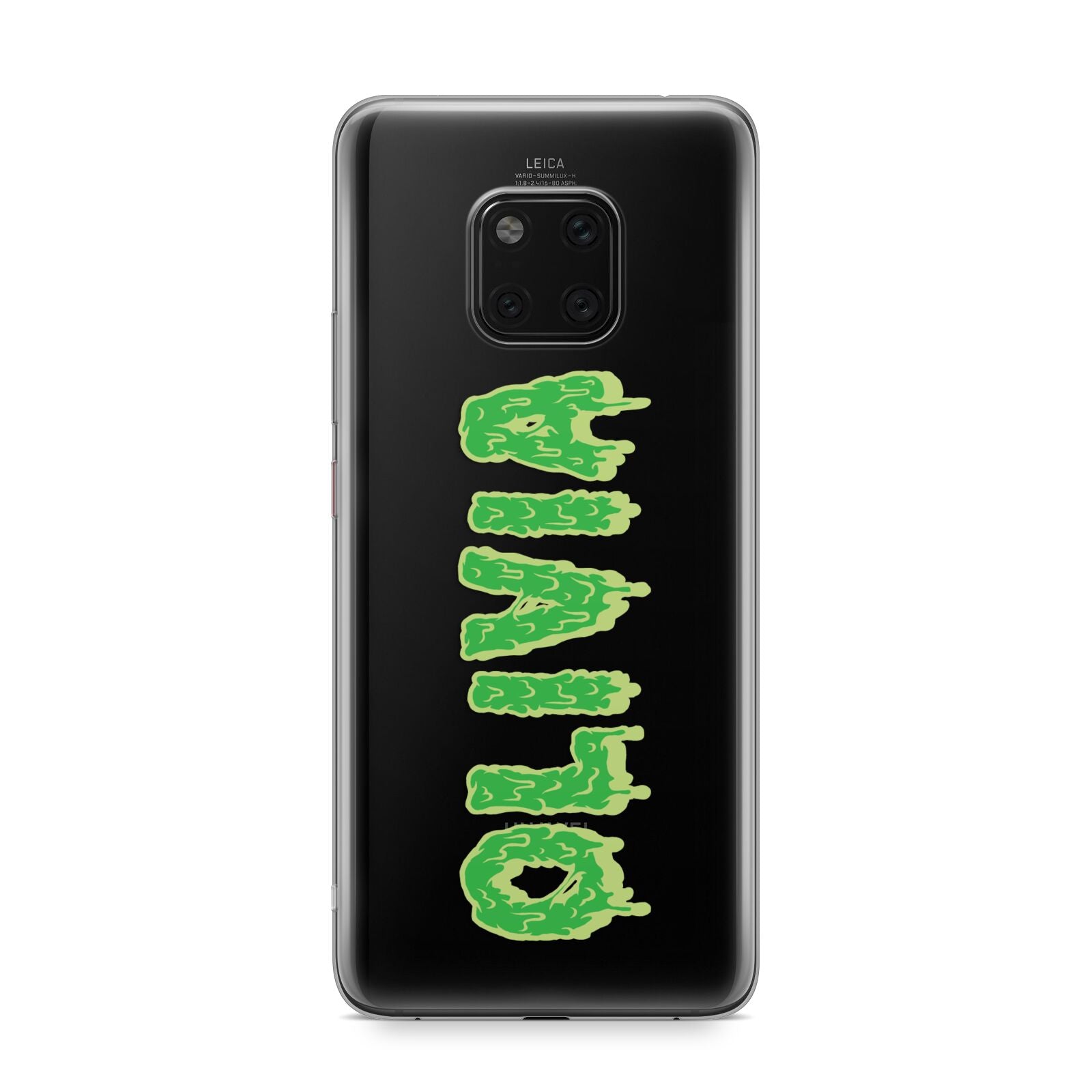 Personalised Green Halloween Slime Text Huawei Mate 20 Pro Phone Case