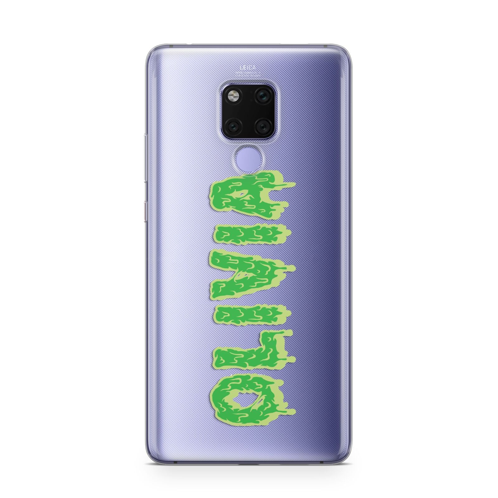 Personalised Green Halloween Slime Text Huawei Mate 20X Phone Case