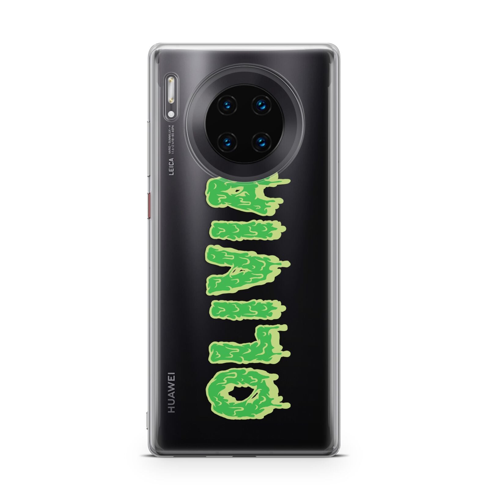 Personalised Green Halloween Slime Text Huawei Mate 30 Pro Phone Case