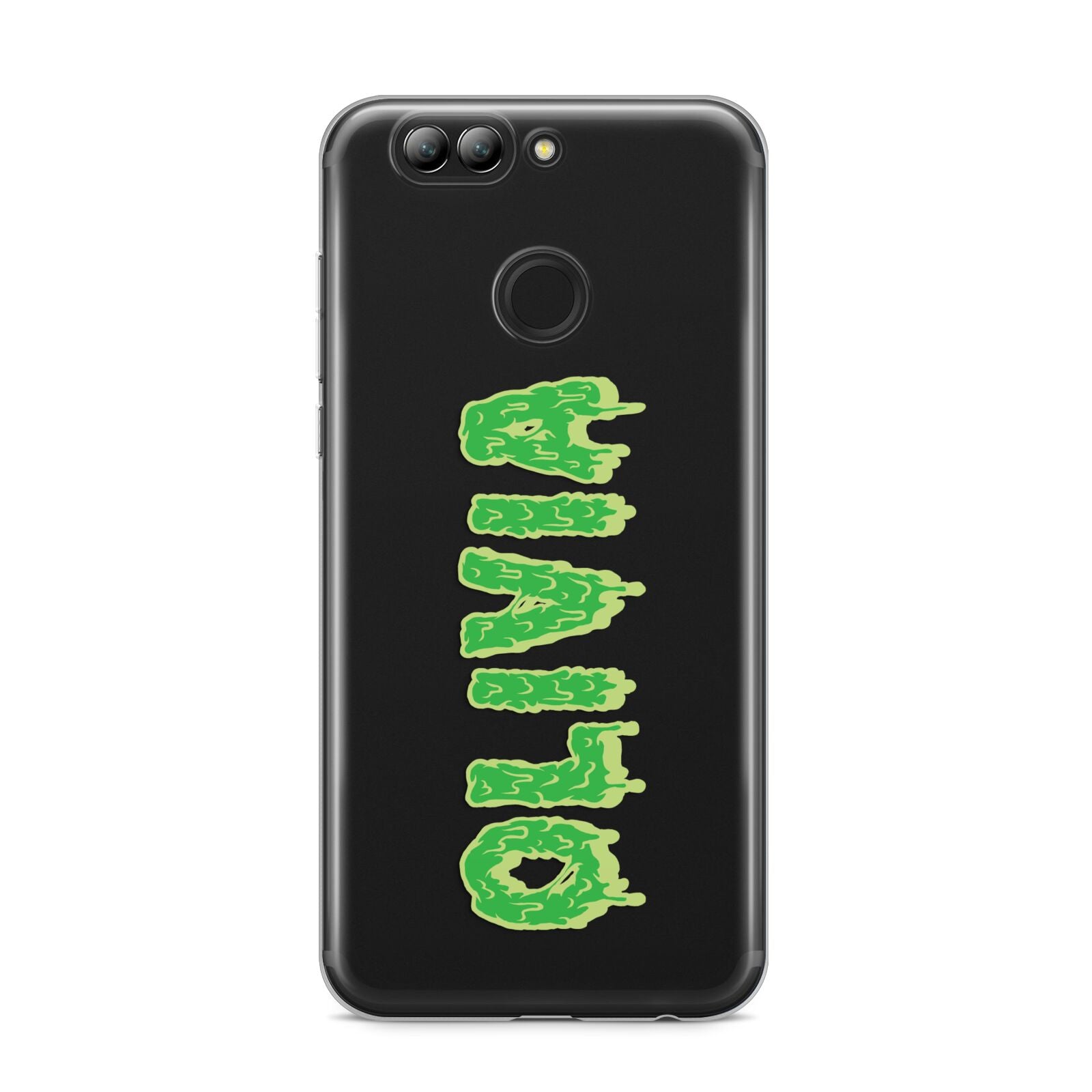 Personalised Green Halloween Slime Text Huawei Nova 2s Phone Case