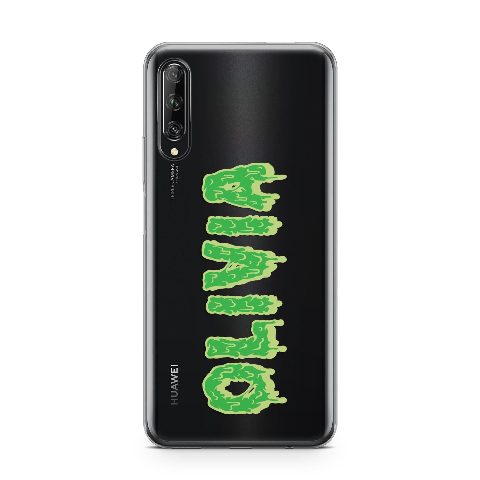 Personalised Green Halloween Slime Text Huawei P Smart Pro 2019