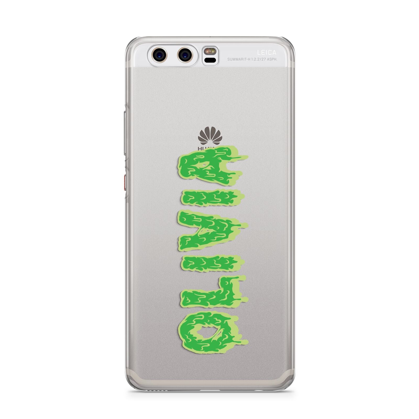 Personalised Green Halloween Slime Text Huawei P10 Phone Case