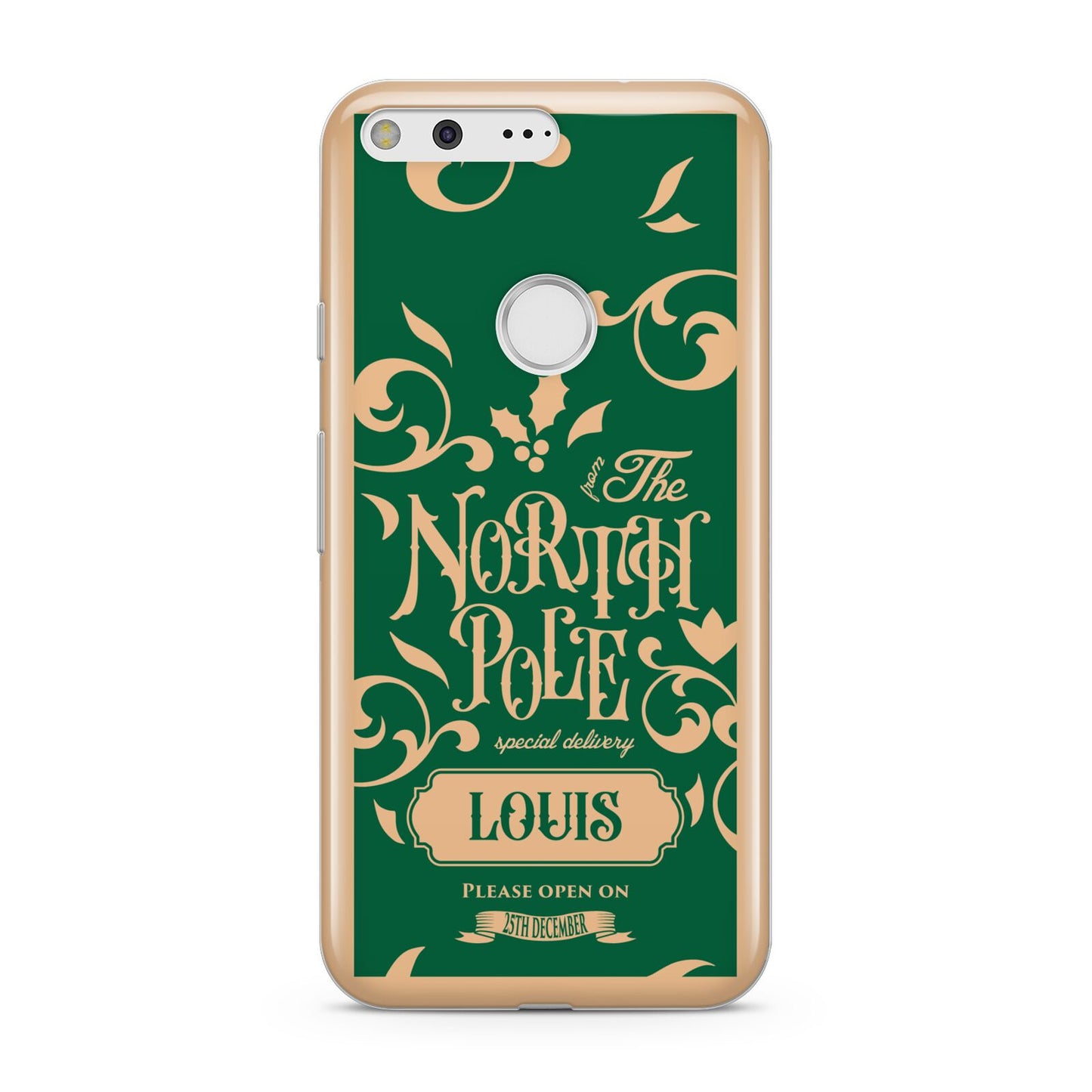 Personalised Green North Pole Google Pixel Case