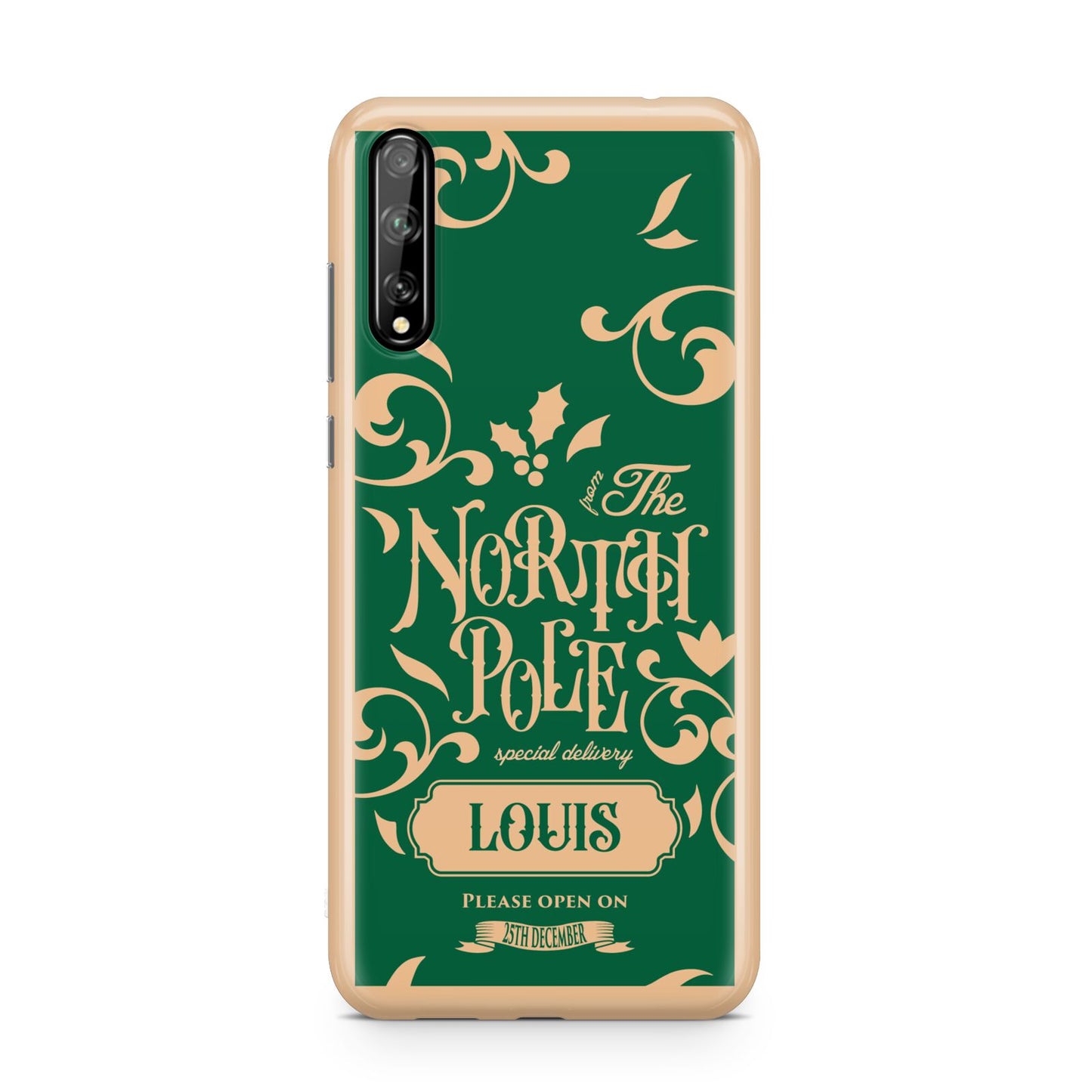 Personalised Green North Pole Huawei Enjoy 10s Phone Case