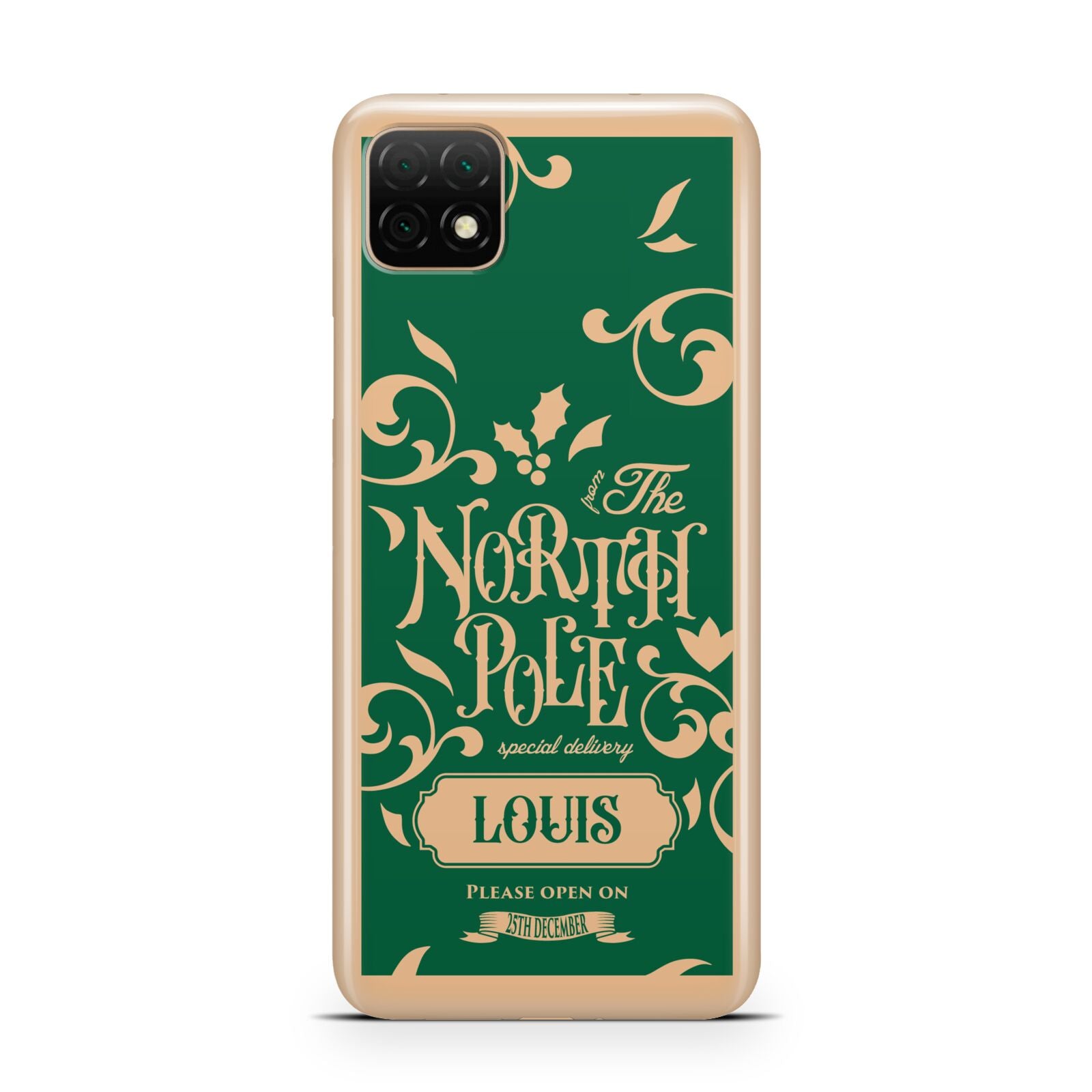 Personalised Green North Pole Huawei Enjoy 20 Phone Case